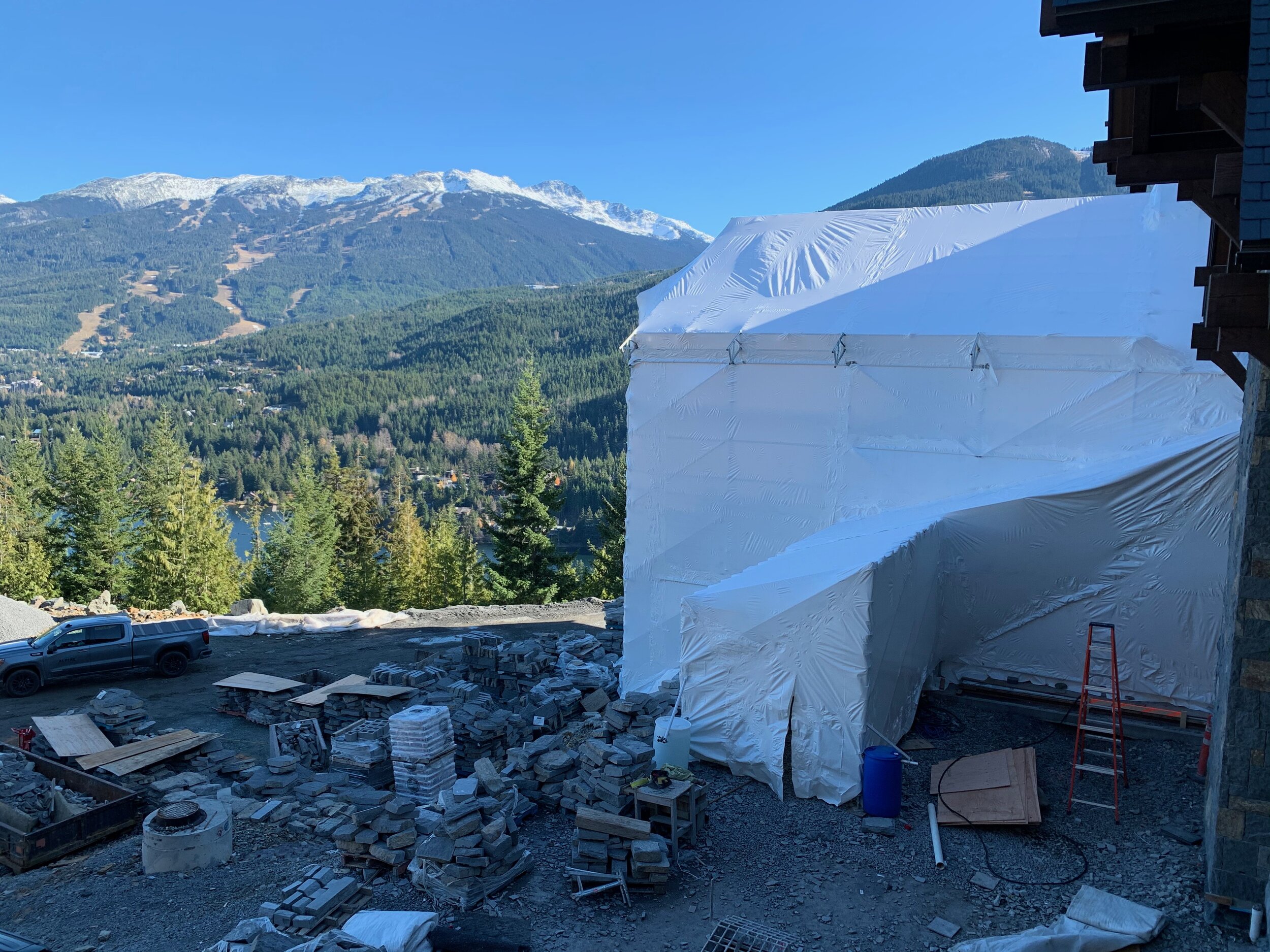 Temporary Roof & Shrinkwrap — Alpine Scaffolding Ltd