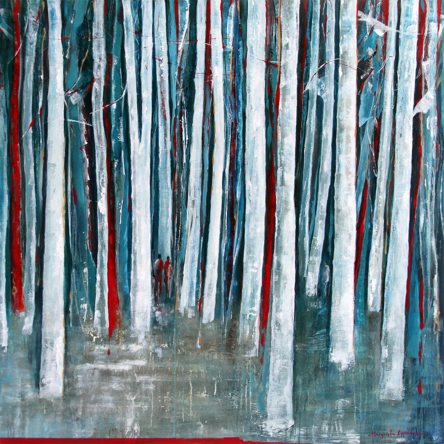 Encounter In The Woods  -  SOLD