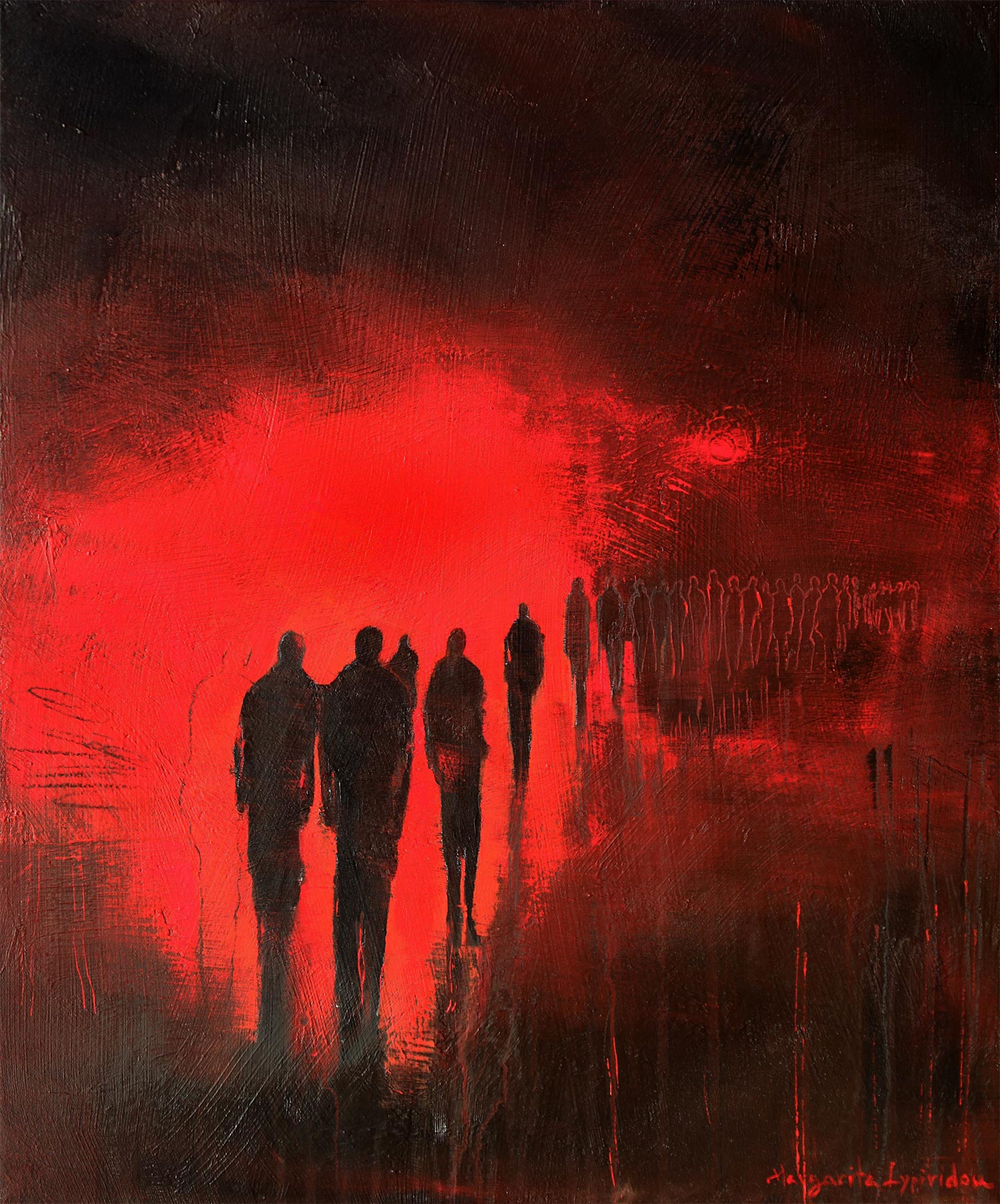 Le feu rouge  -  SOLD