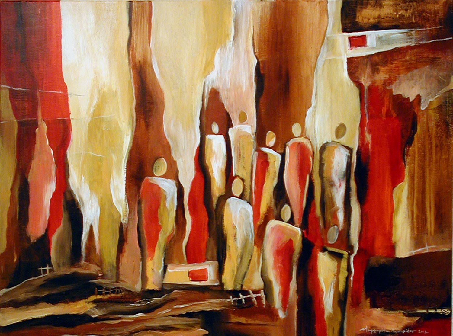 Red People I  -  SOLD