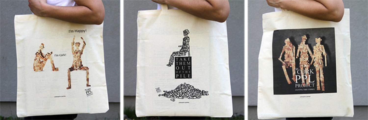 The promotional tote bags