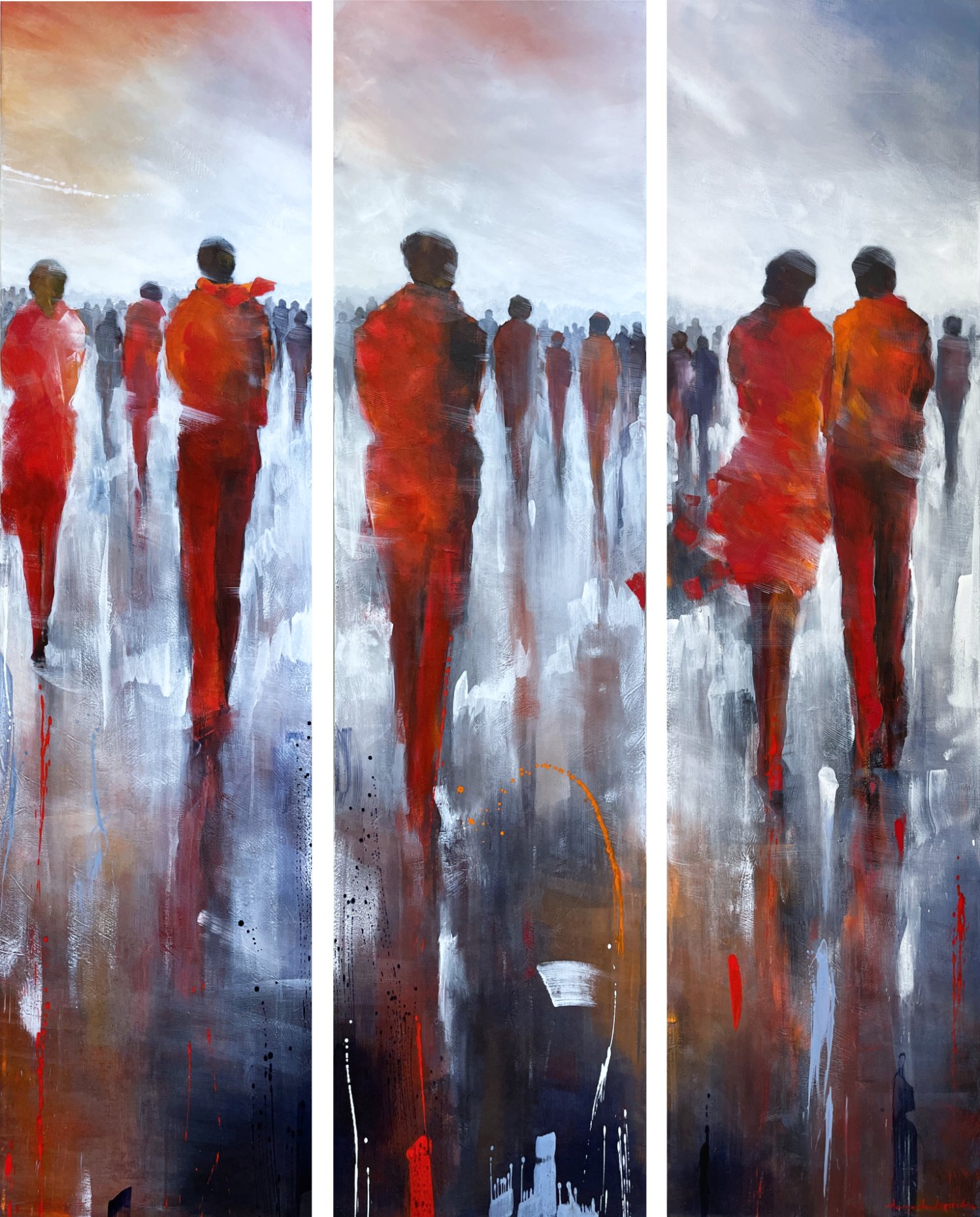 Looking For The One (triptych) - SOLD
