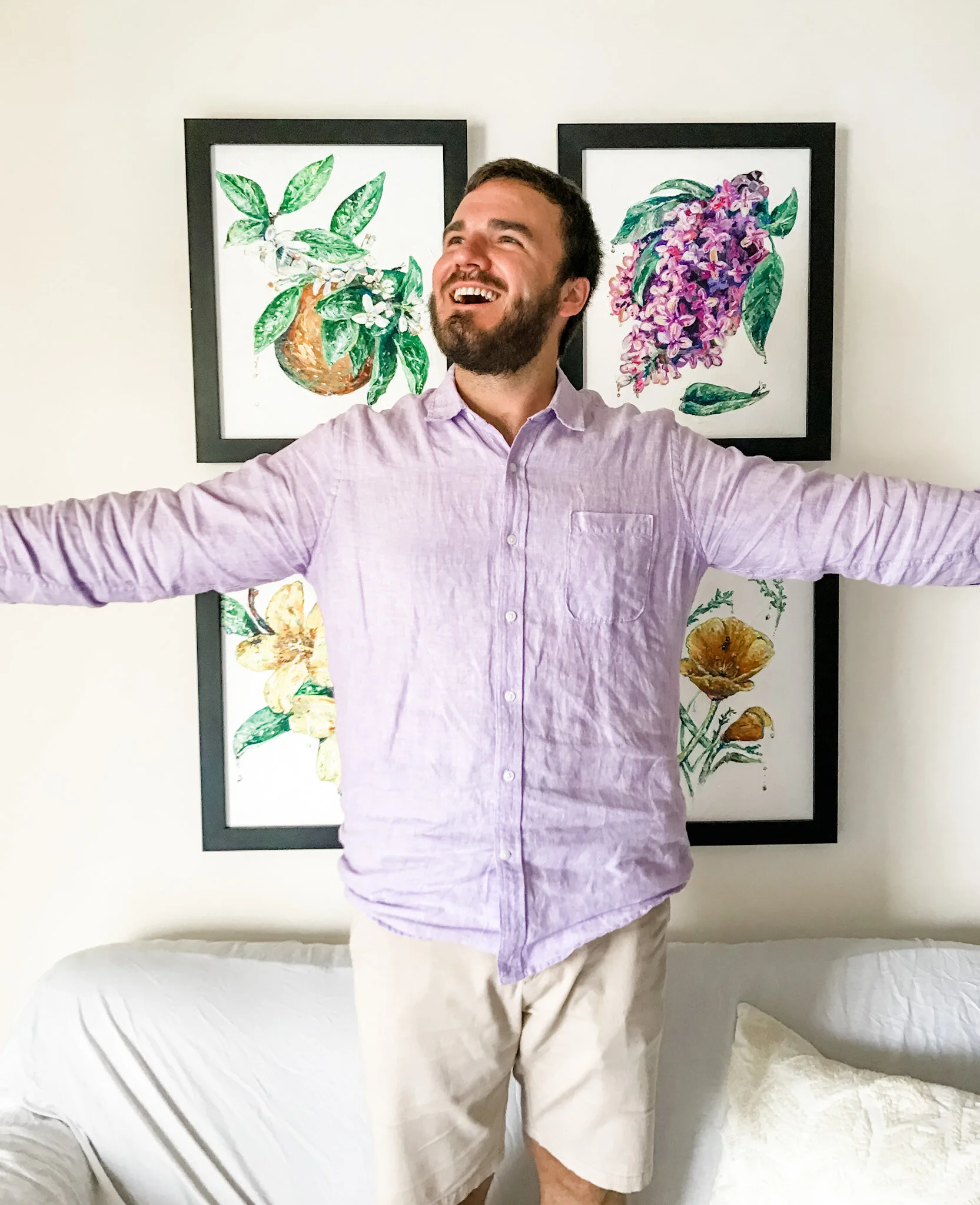 State Flower Quadriptych