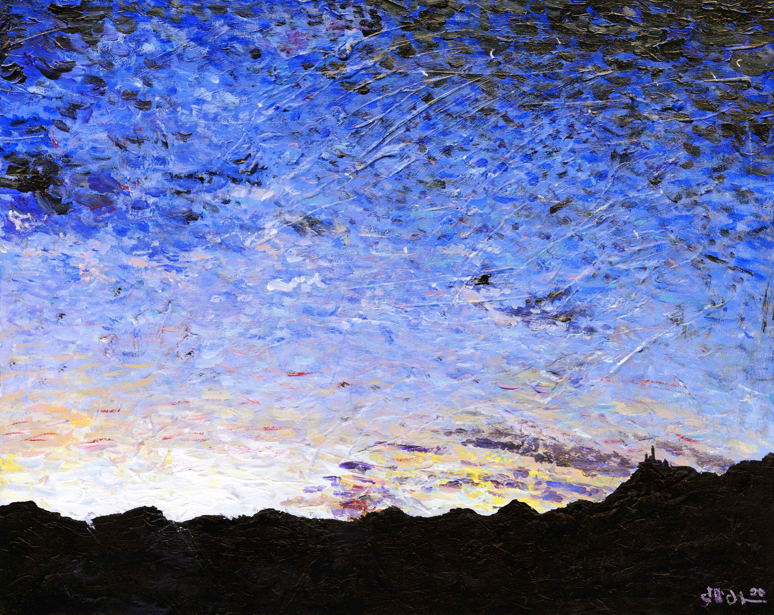 Western Blues - 20x16"
