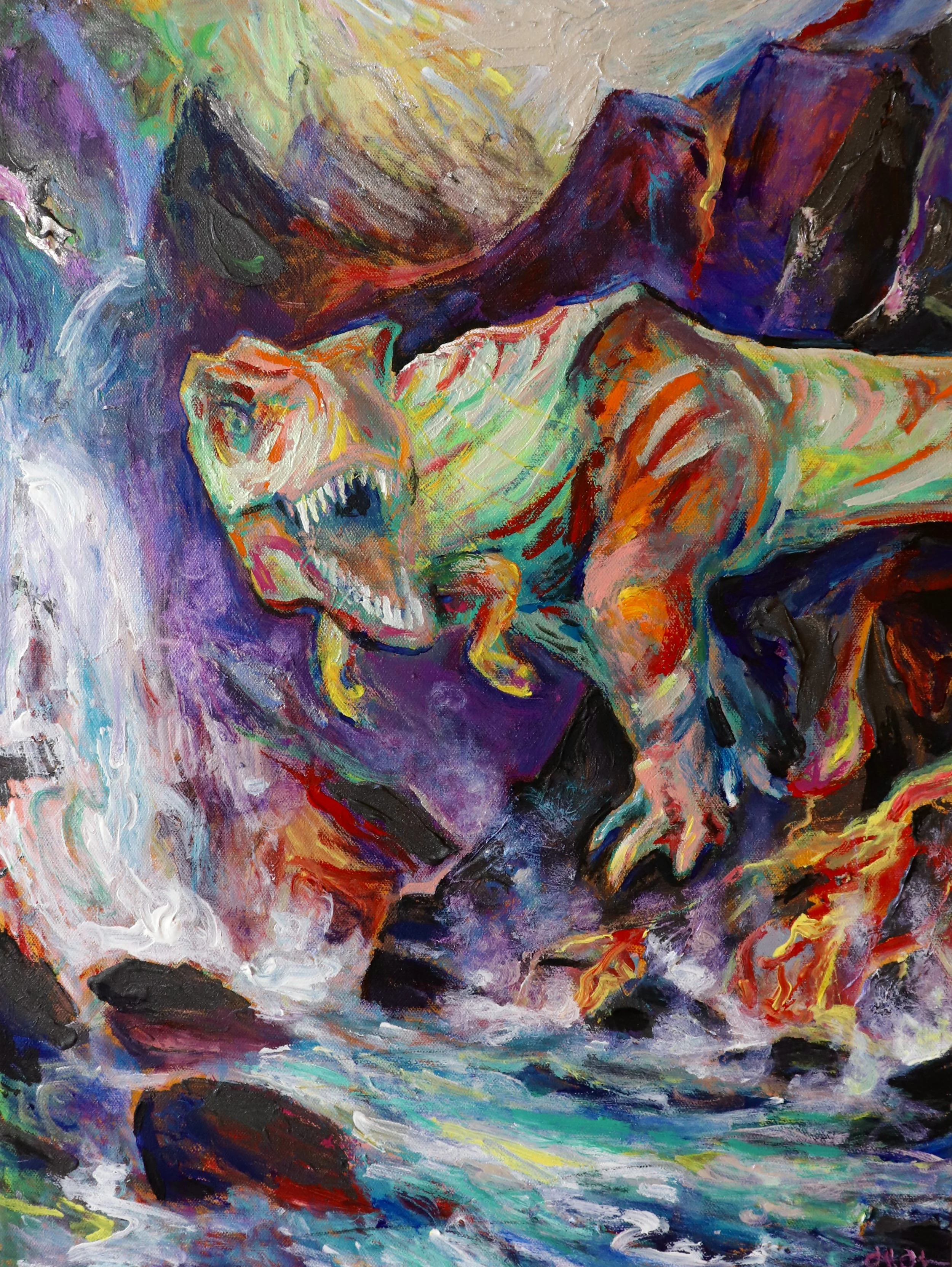 Through Fire & Water - 18”x24”