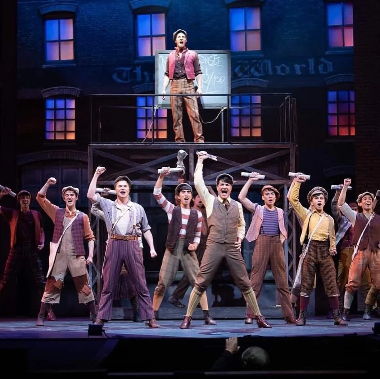  Wig Build and Makeup Application for  Newsies  at Utah Festival Opera  Jack Kelly and Davey Makeup Application  Hair and Makeup Design by Georgi Eberhard, Assisted by Marnee Porter  Costumes by Colleen Metzger 