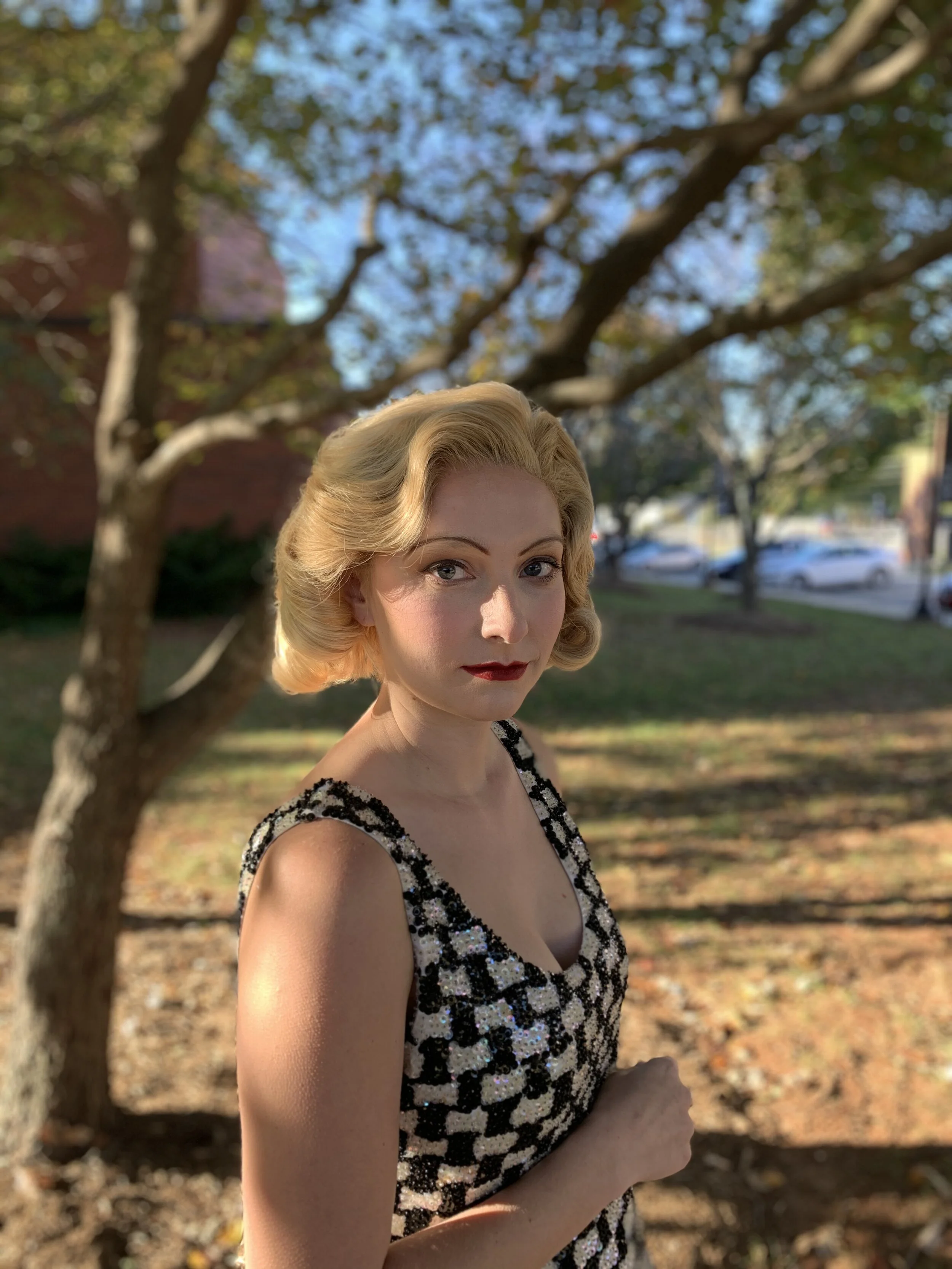  1930s Inspired Wig Style and Makeup Application  Photos by Nick Lynch-Voris  Modeled by Dale Jones 