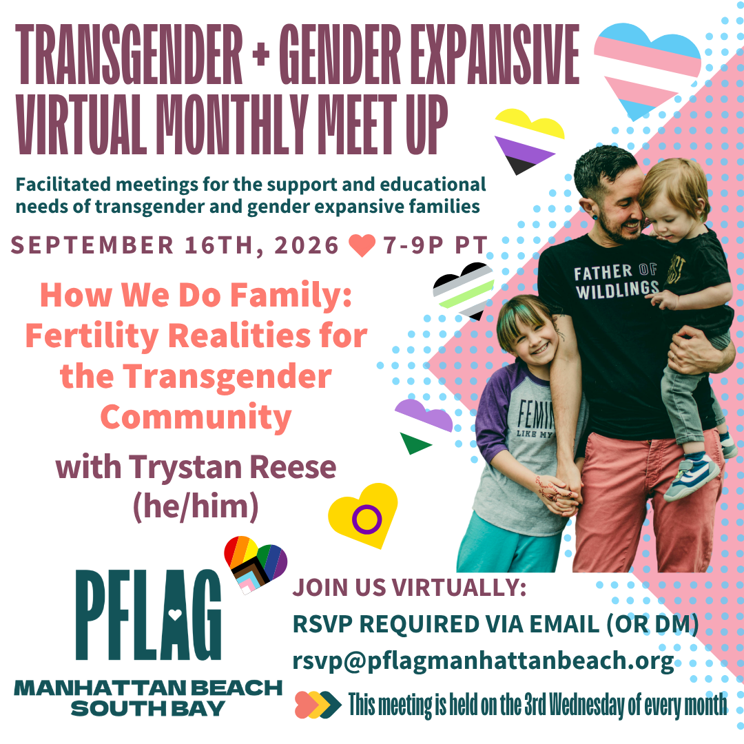 🏳️‍⚧️🏳️‍🌈 September 16th • Virtual Transgender + Gender Expansive Support Group Meeting 🏳️‍⚧️🏳️‍🌈