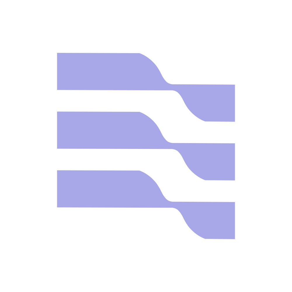 Geometric drawing of an outline square with sections divided by vertical, horizontal, and diagonal lines.