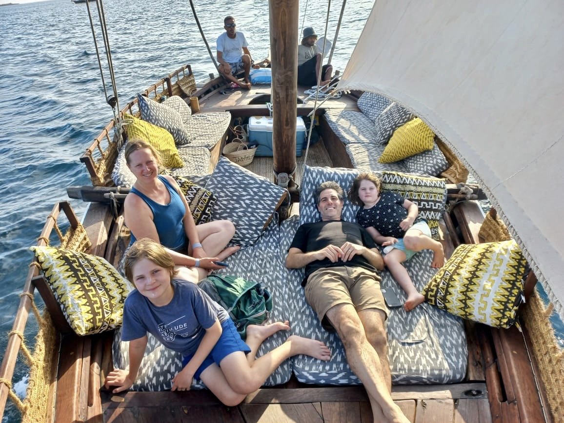 Sunset ride on the Hippo Dhow