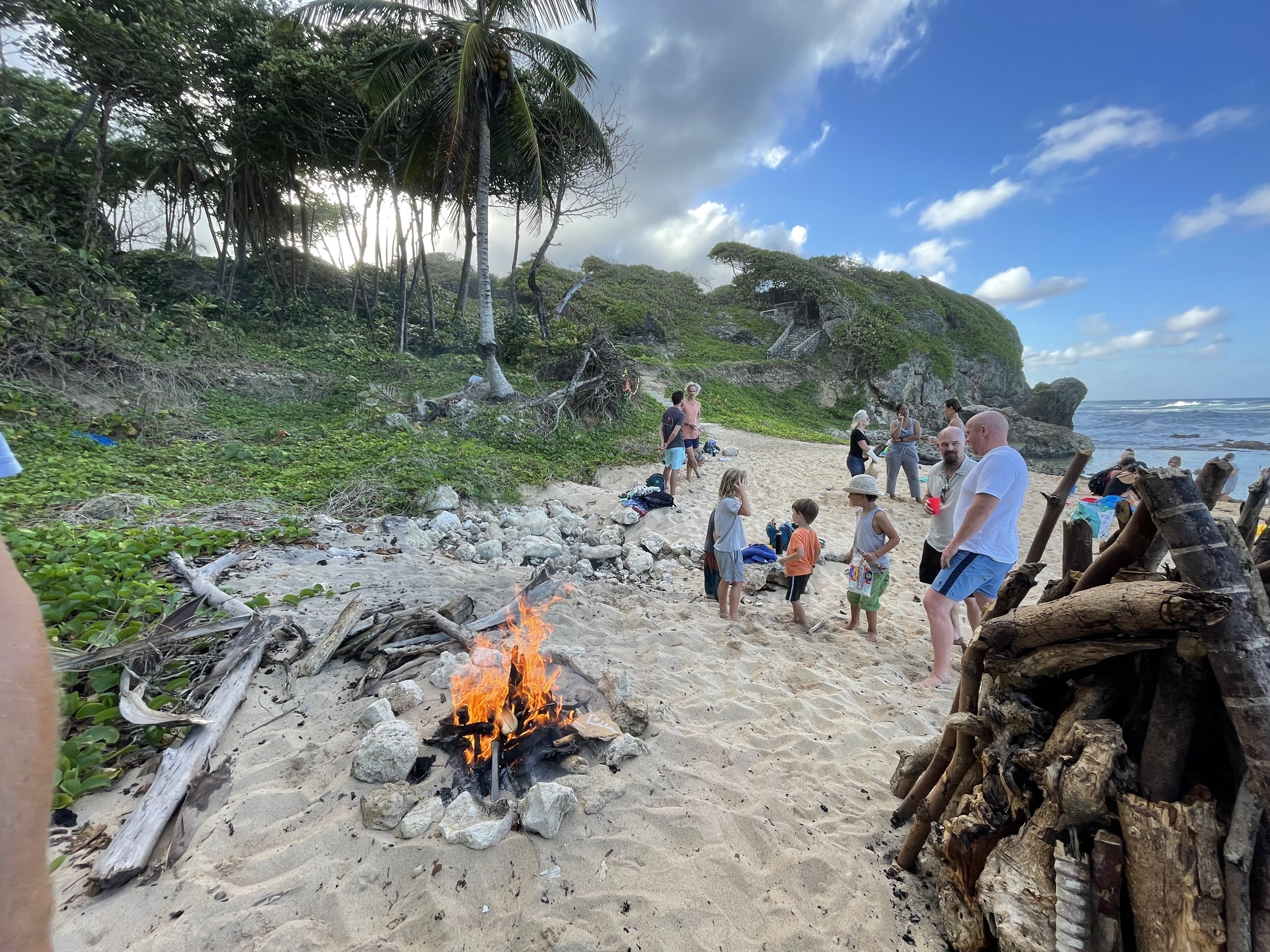 Party on Secret Beach for Trekker's Bday