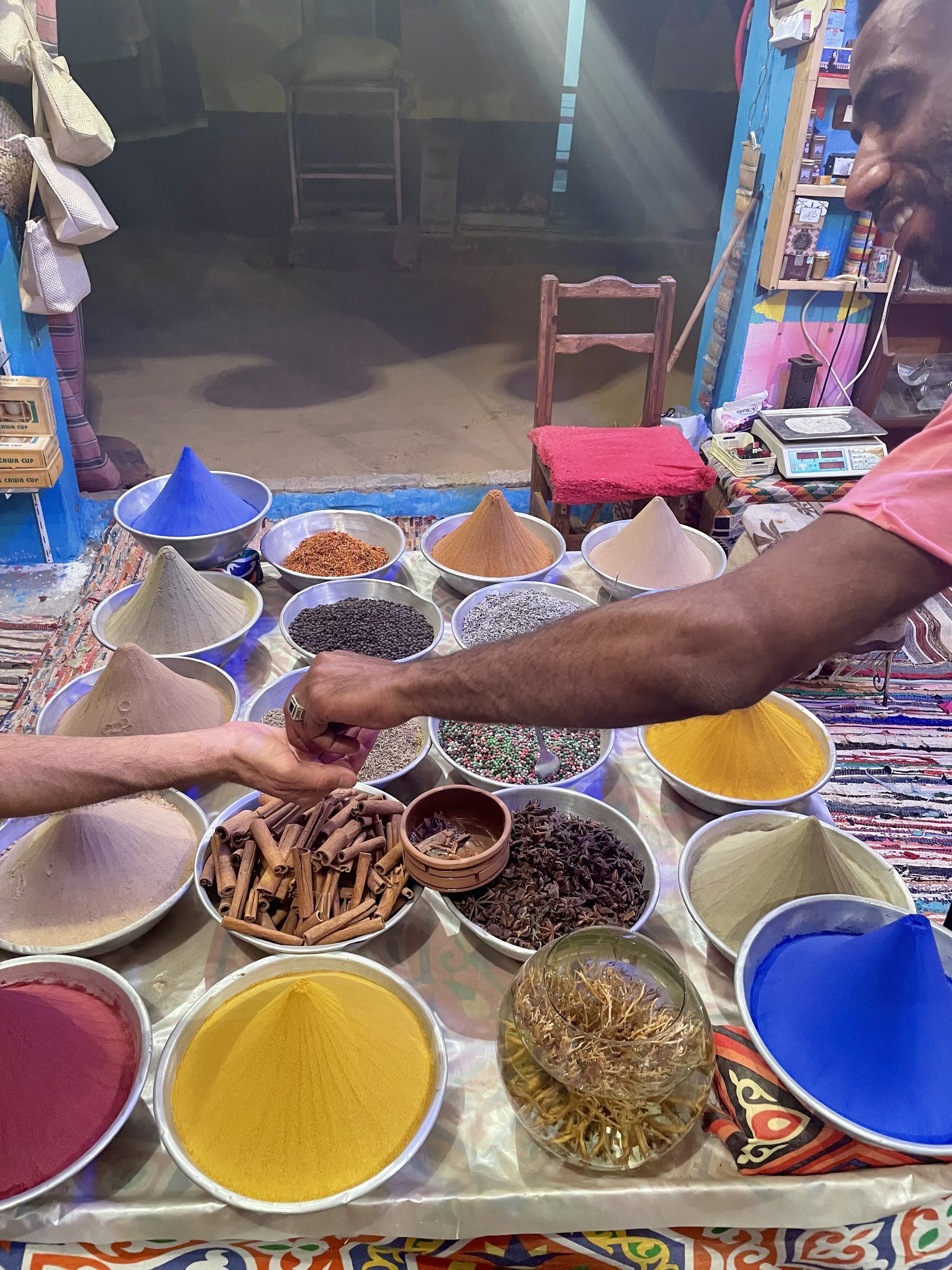 a spice vendor