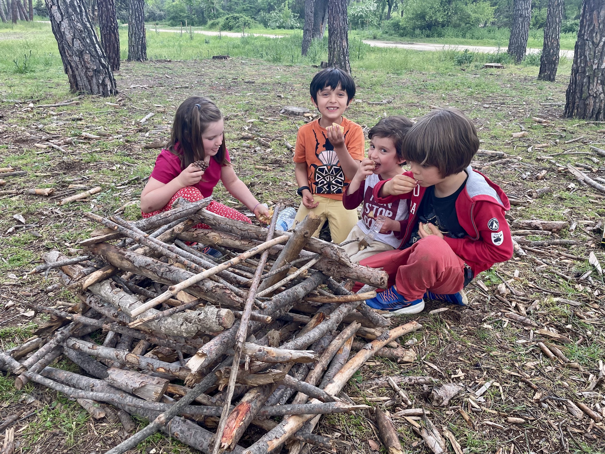 building in the woods at Casa Del Campo