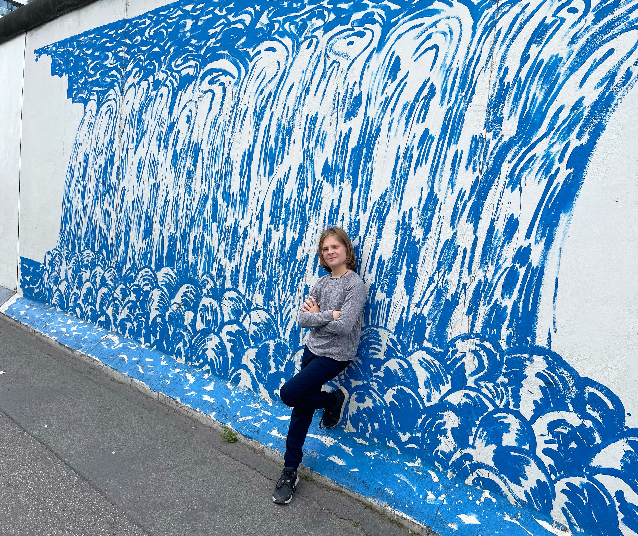 at the East Side Gallery