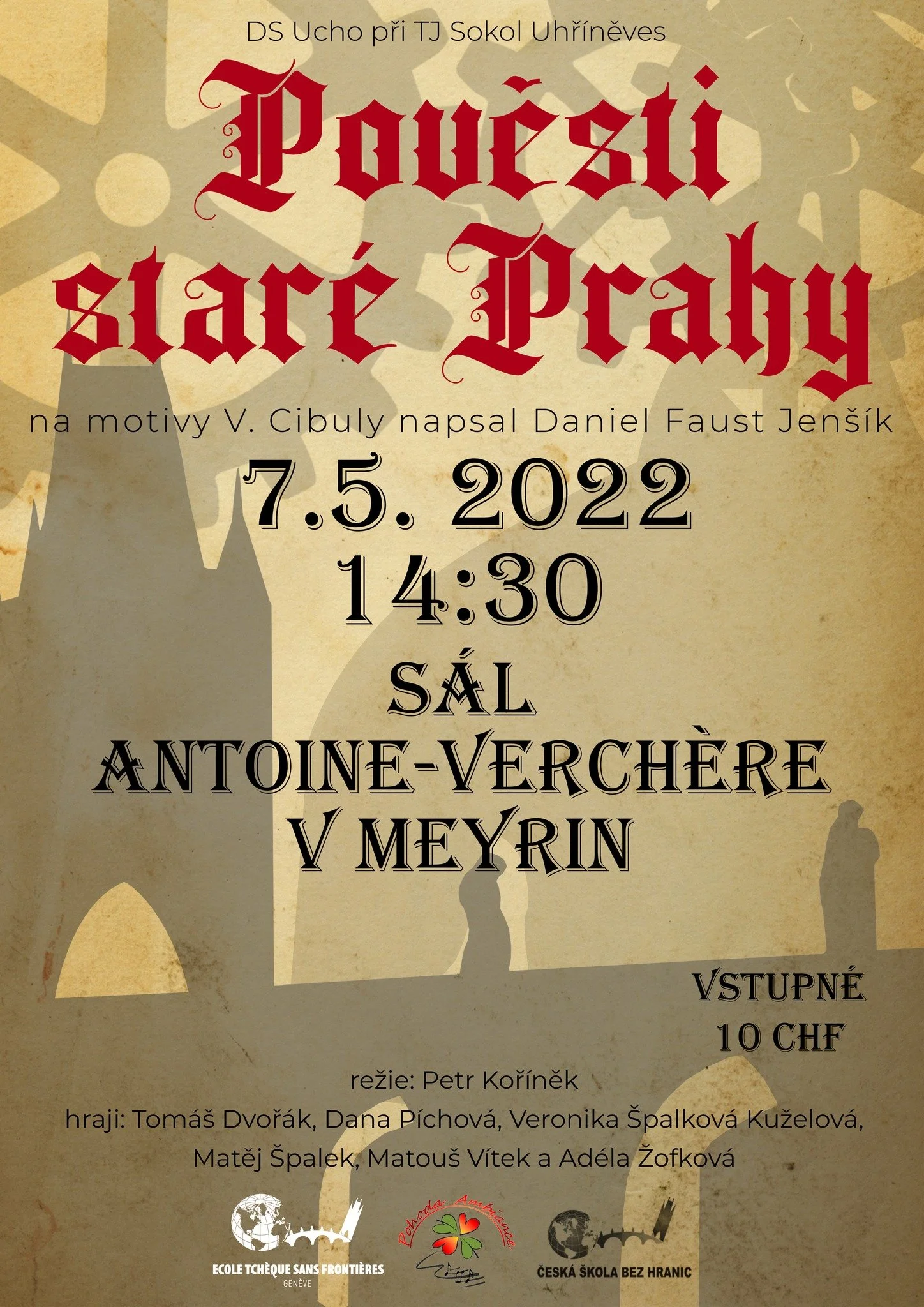 Divadelní představení - Pověsti staré Prahy, pro děti od šesti let