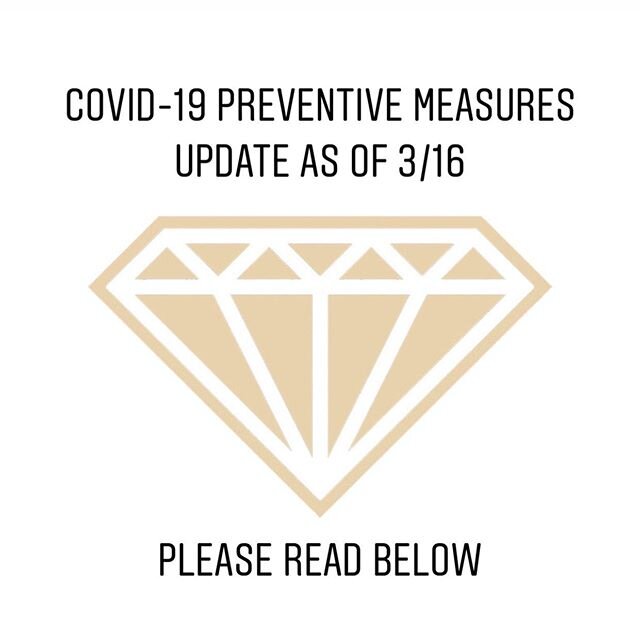 In our continued effort to prevent the spread of COVID-19 we have a few requests for our clients:

We ask that just the individual receiving services come in for their appointment (i.e piercings, jewelry changes, consults) No groups. If you are a par