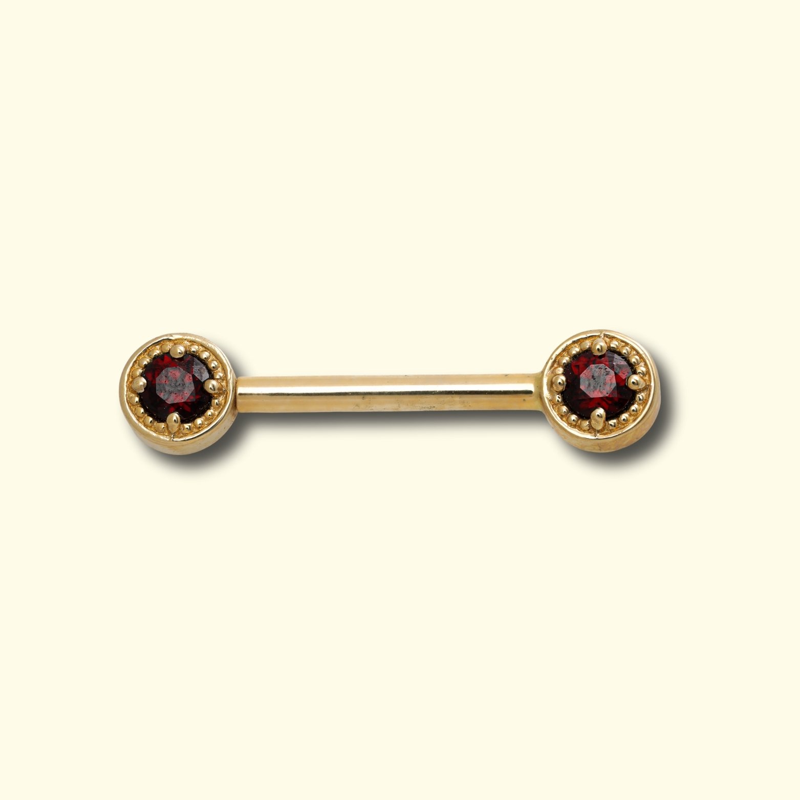 14g 1_2_ Milgrain Prong Barbell Garnet YG BVLA.jpg