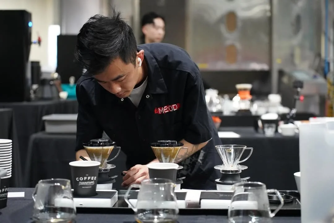 Image of Justin Lee competing in US Brewers Cup
