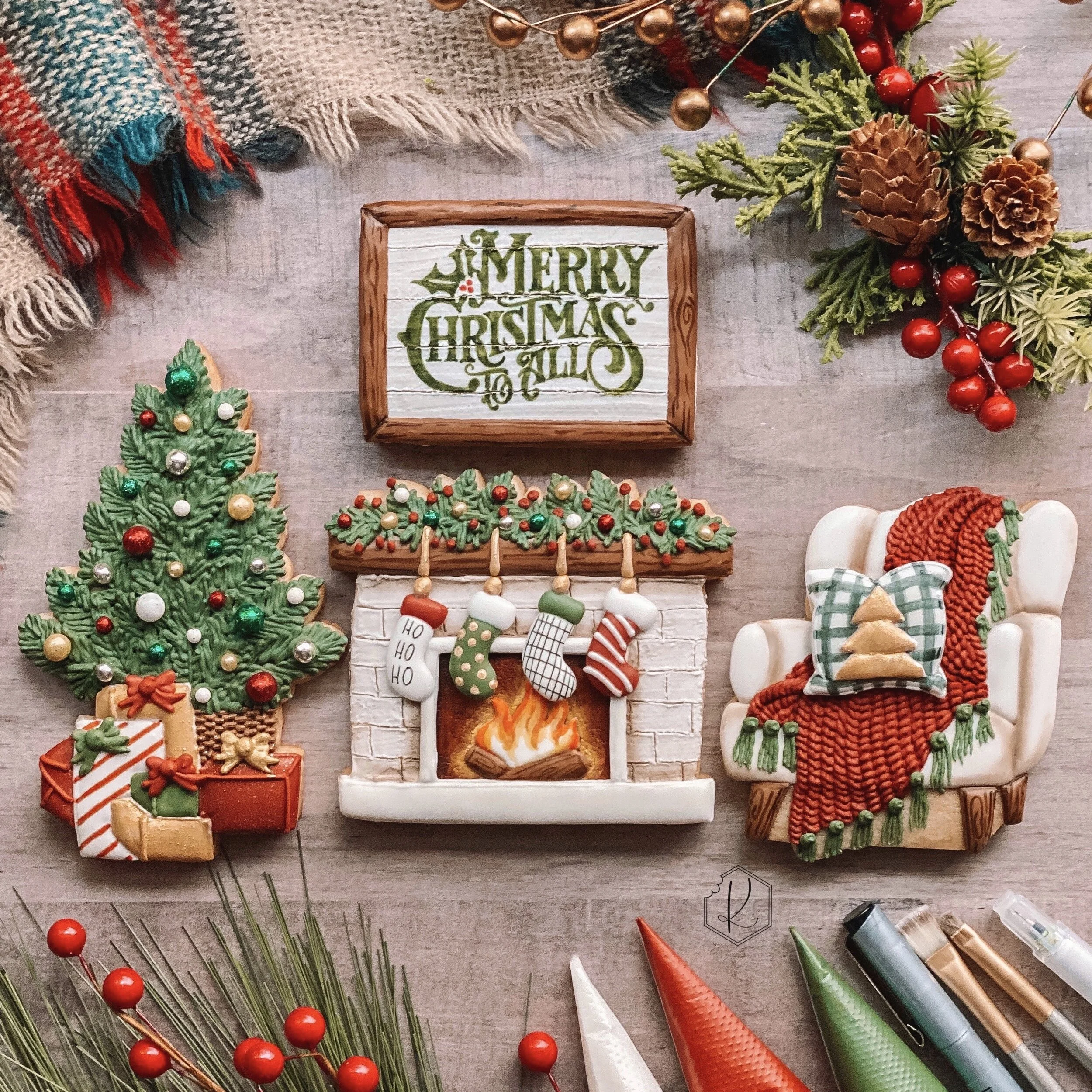 "Cozy Christmas" Advanced Online Kookie Class