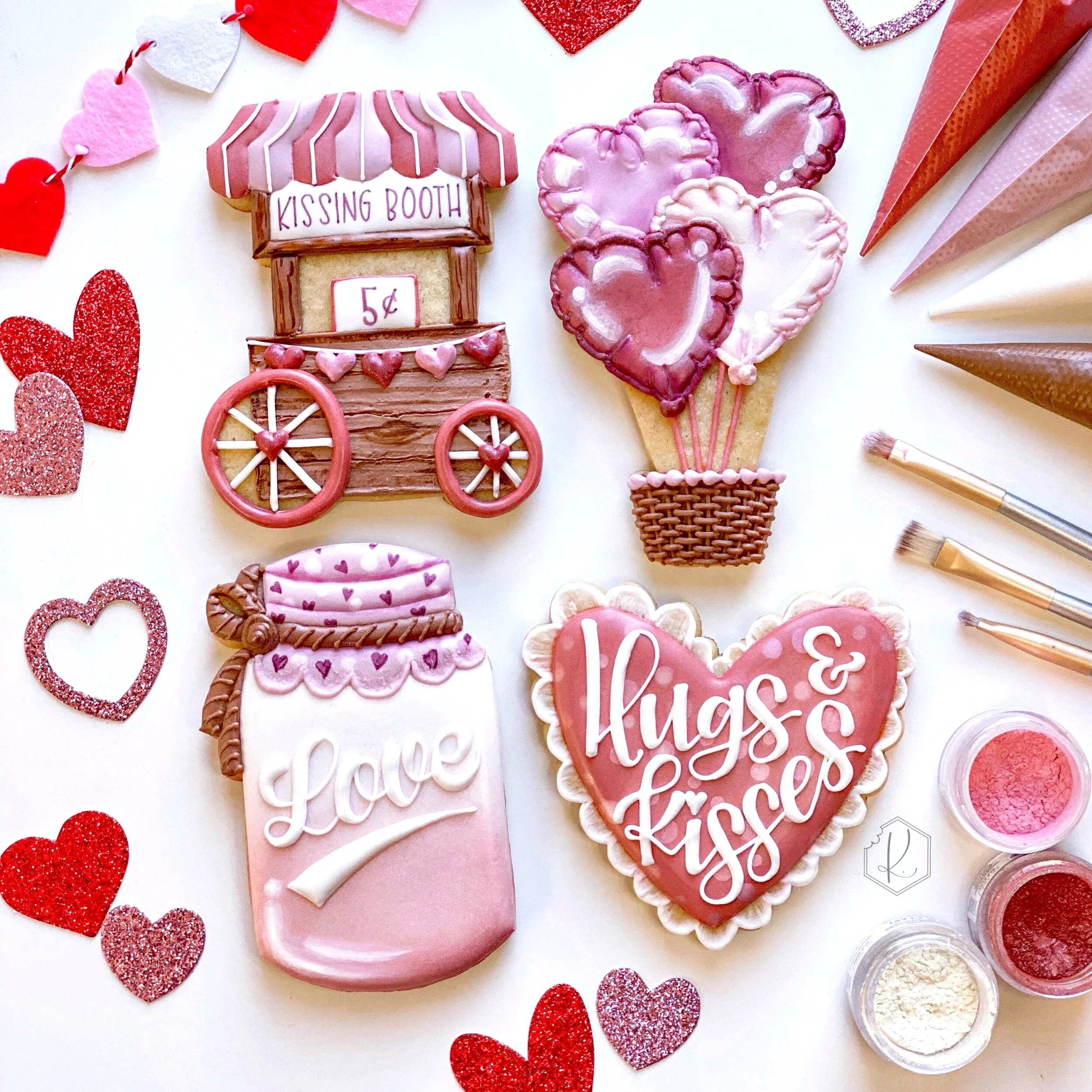 "Hugs and Kisses" Intermediate Online Kookie Class