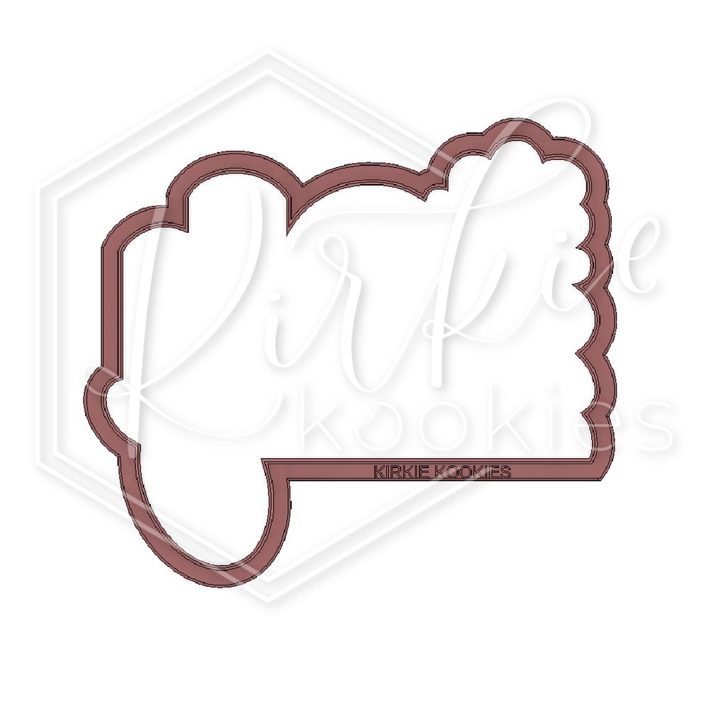 Oh Baby Plaque Cookie Cutter – Maisonscustomcutters