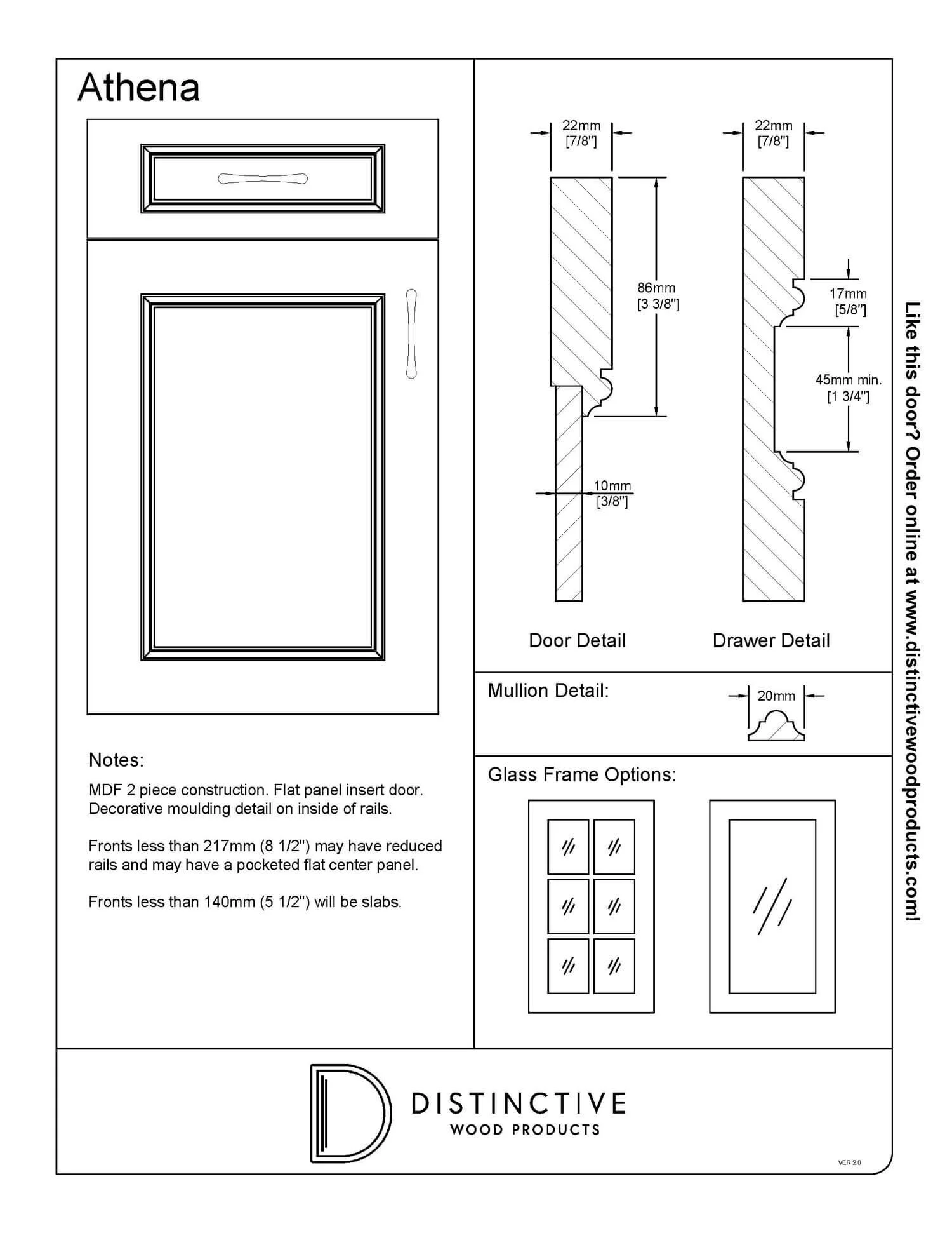 Ontario MDF Cabinet -Ogee Shaker Cabinet Door -Technical Sheet.jpg