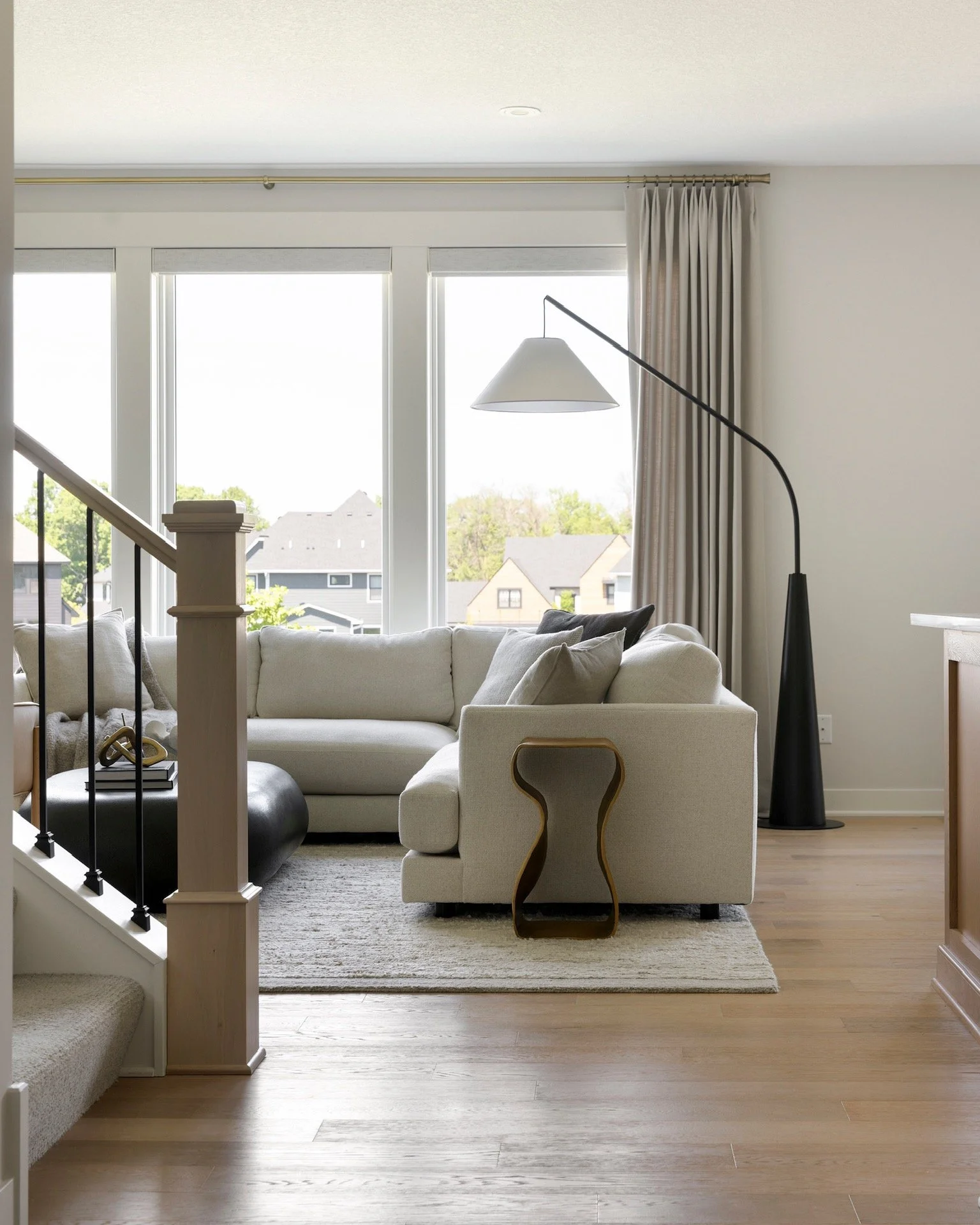 Every home has a vibe.

For this one, the goal was simple: warm, calm, welcoming...and a place that truly felt like them.

Their first home needed to work for life today&mdash;with two dogs&mdash;and grow with them as their family grows.

I can't wai