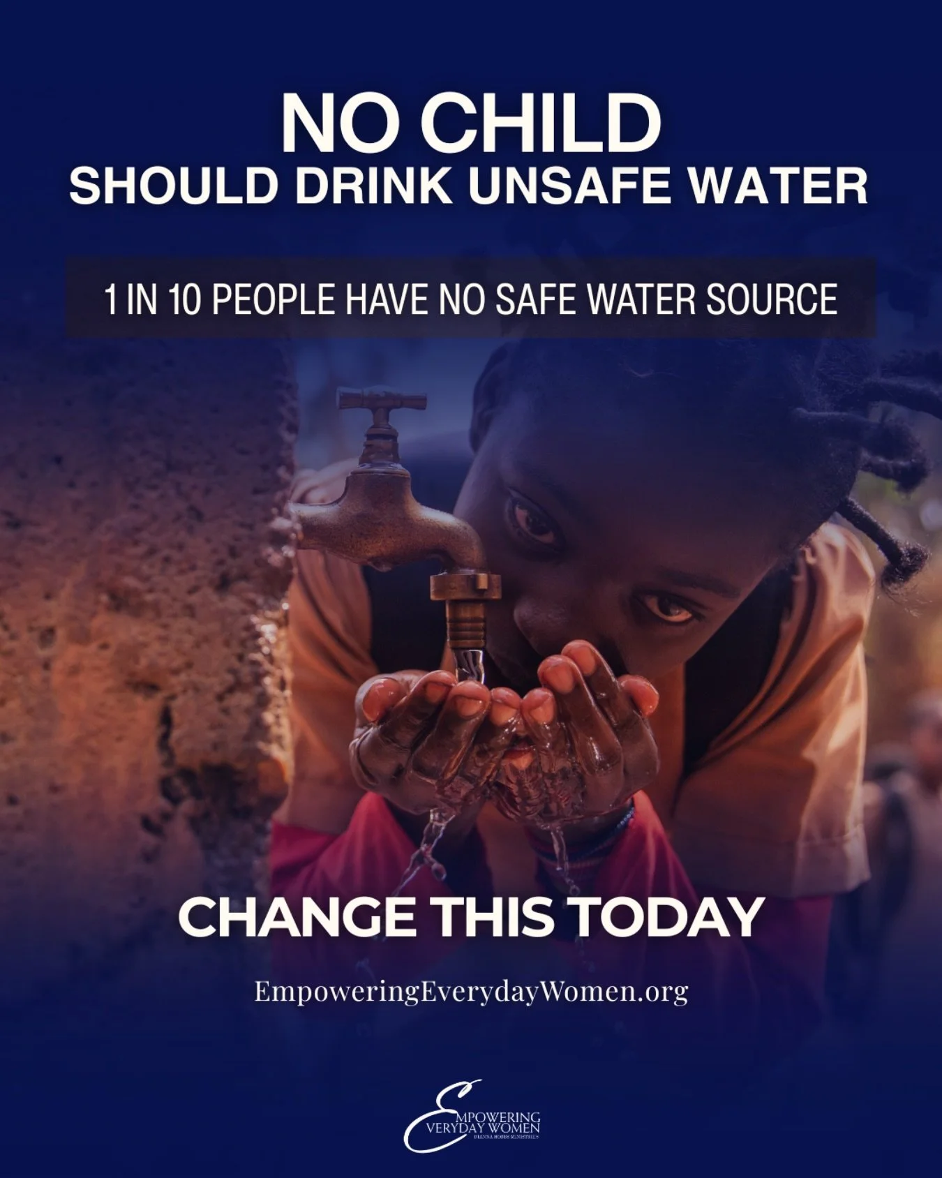 Most of us turn on a faucet without thinking twice.

For millions of families, safe water is not a convenience; it&rsquo;s a daily uncertainty.

Contaminated water leads to preventable disease, missed school, and lives cut short. But this is a proble