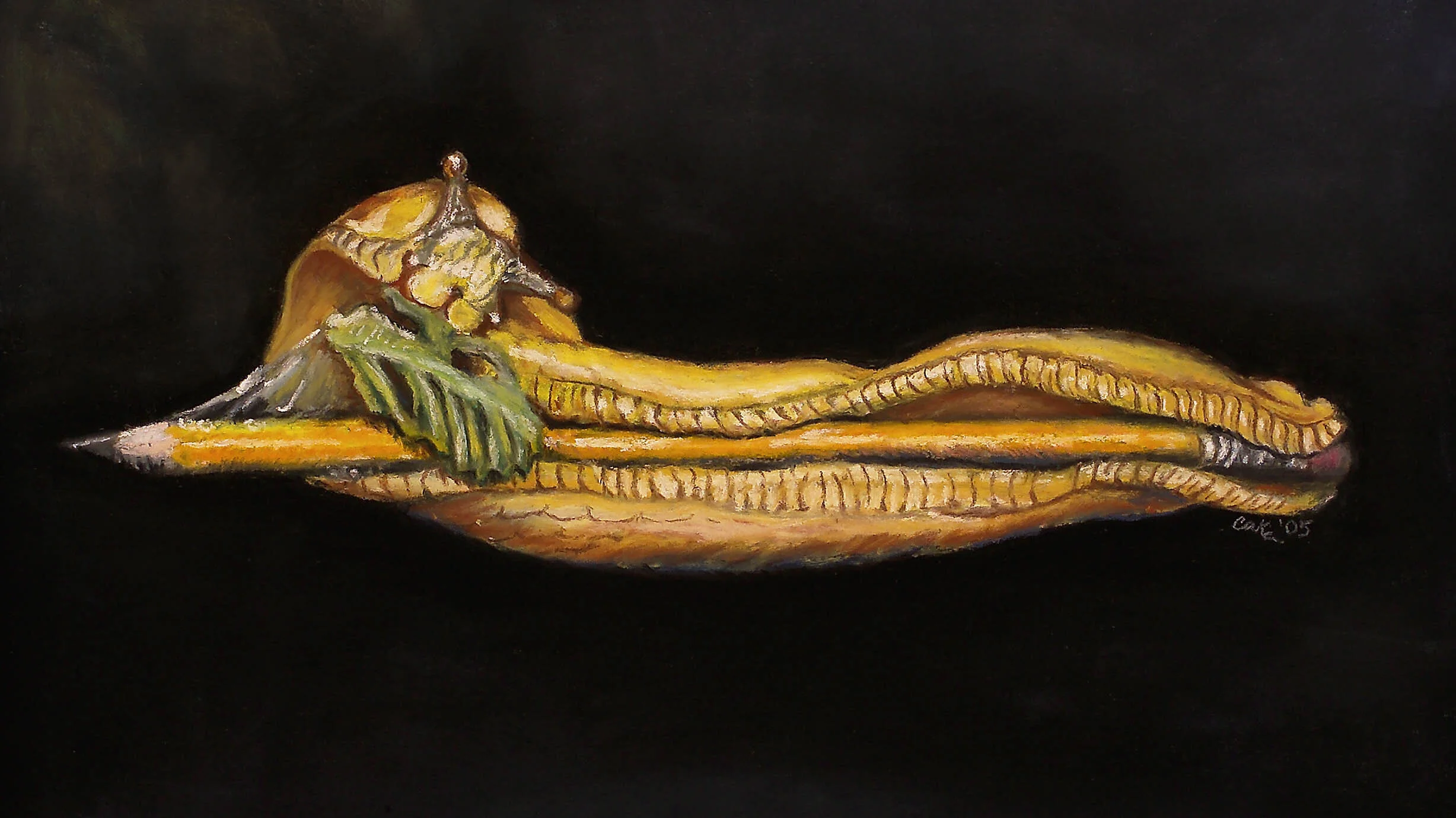 "Slug...ish" (Banana Slug), Small Print