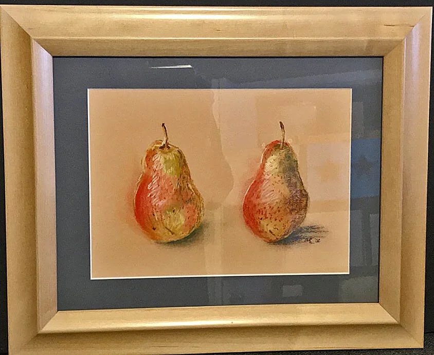 "A Pair of Pears", Framed Original