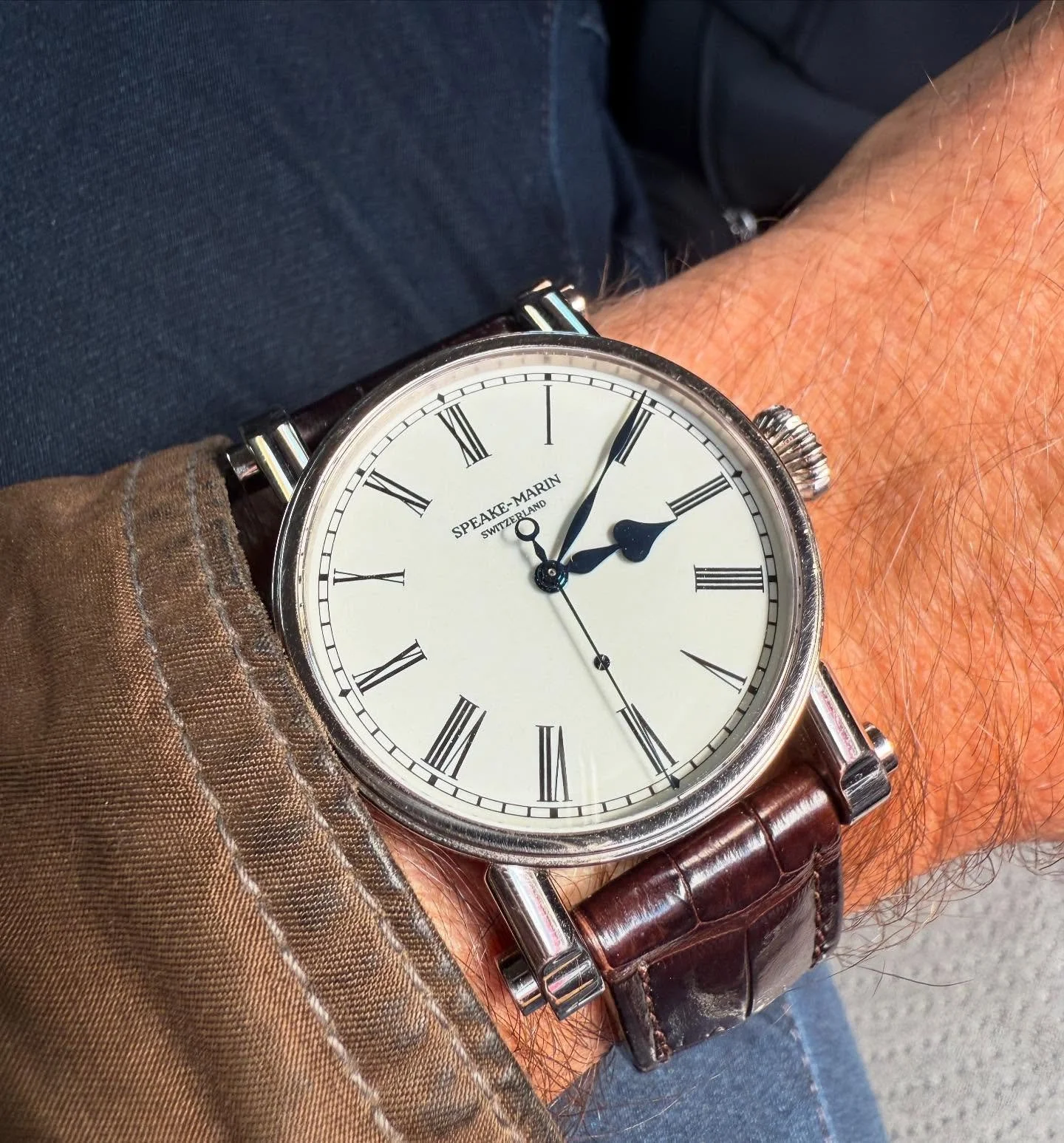 One of the OG Piccadilly watches from the beginning of my Independent Watchmaking experience. This specific watch was in the initial order of 5 watches, that I placed at Baselworld in 2003. The day it arrived in Redwood City, CA where I was the impor