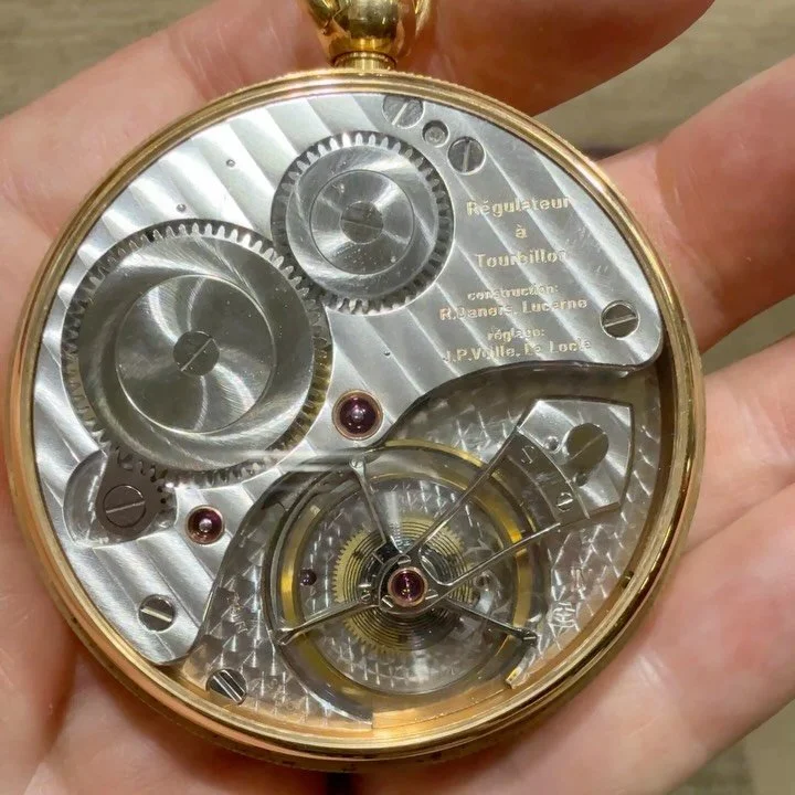 Thomas Engel became a watchmaker later in life, and decided to design and build with the help of his mentor and friend, Richard Daners, several amazing &ldquo;Breguet like&rdquo; pocket watches and a few carriage clocks. These are amazing pieces and 