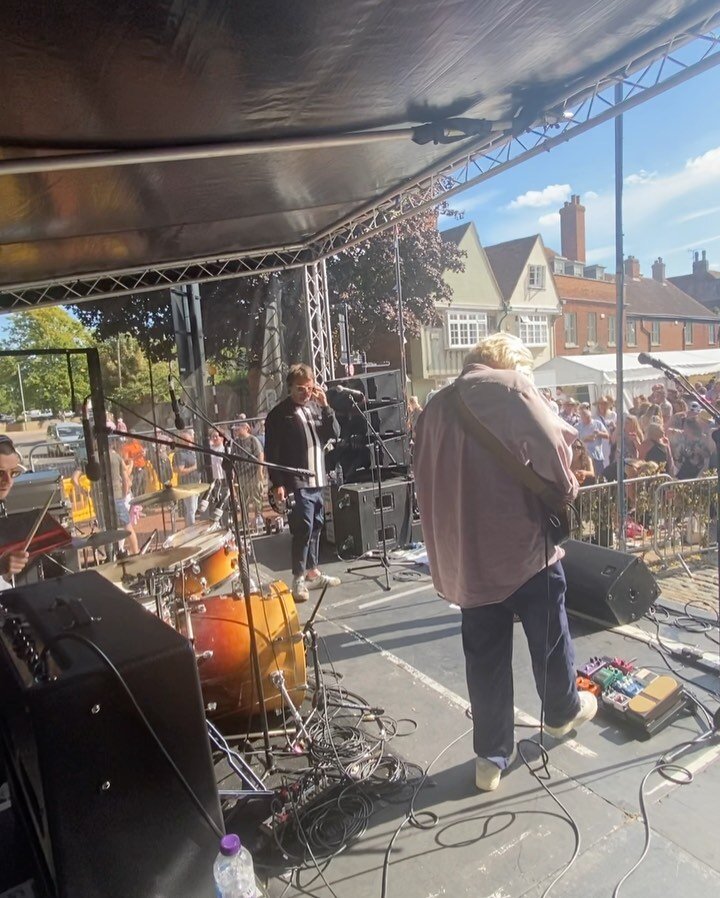 Great times this weekend playing at Faversham hop festival. Thanks to everyone who came out to see us and to @favhopfest for having us. All our music is available to listen, download and on vinyl on our website!! #livemusic #festivalband #livemusic #