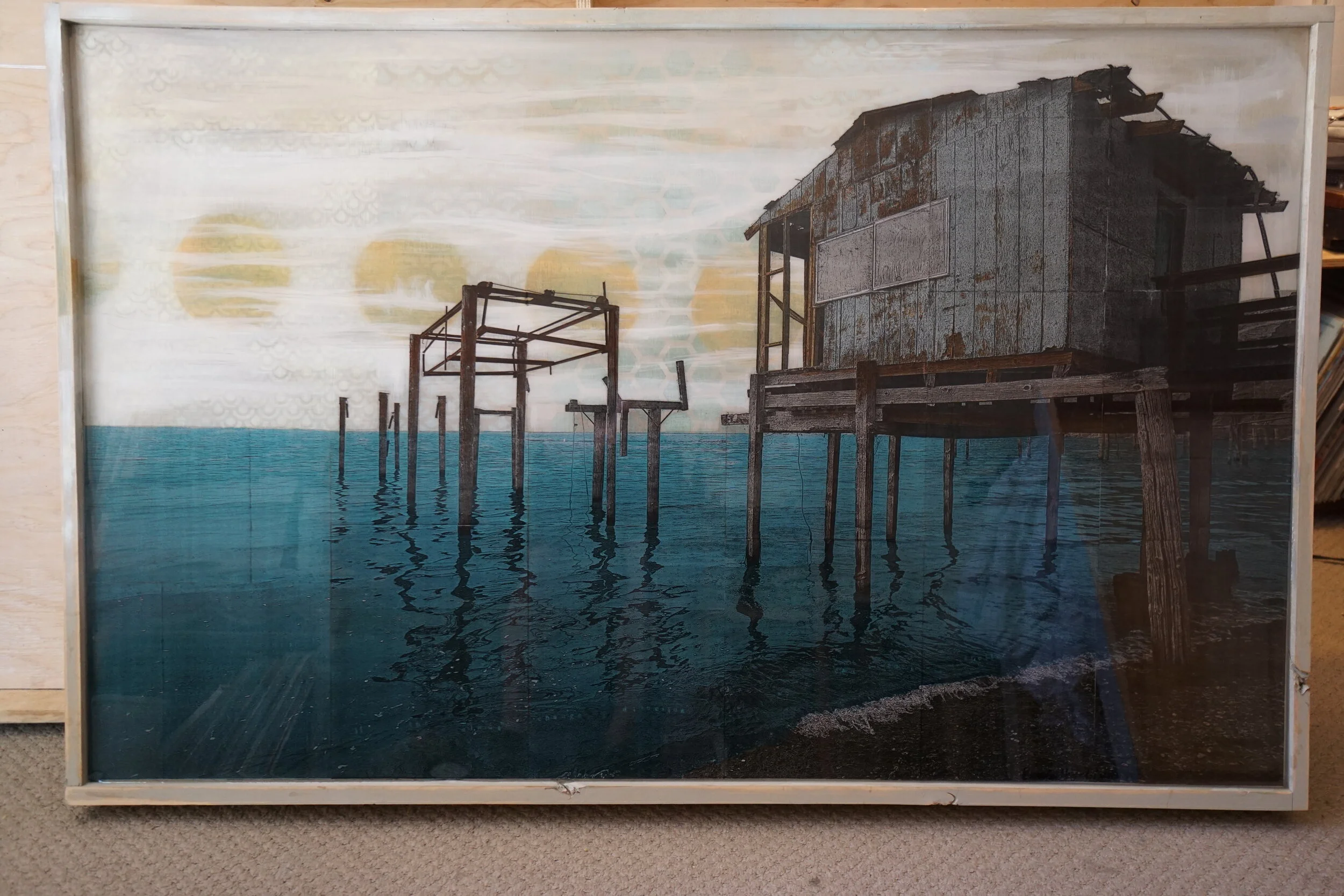 Boathouse Ghost 48x30 (SOLD)