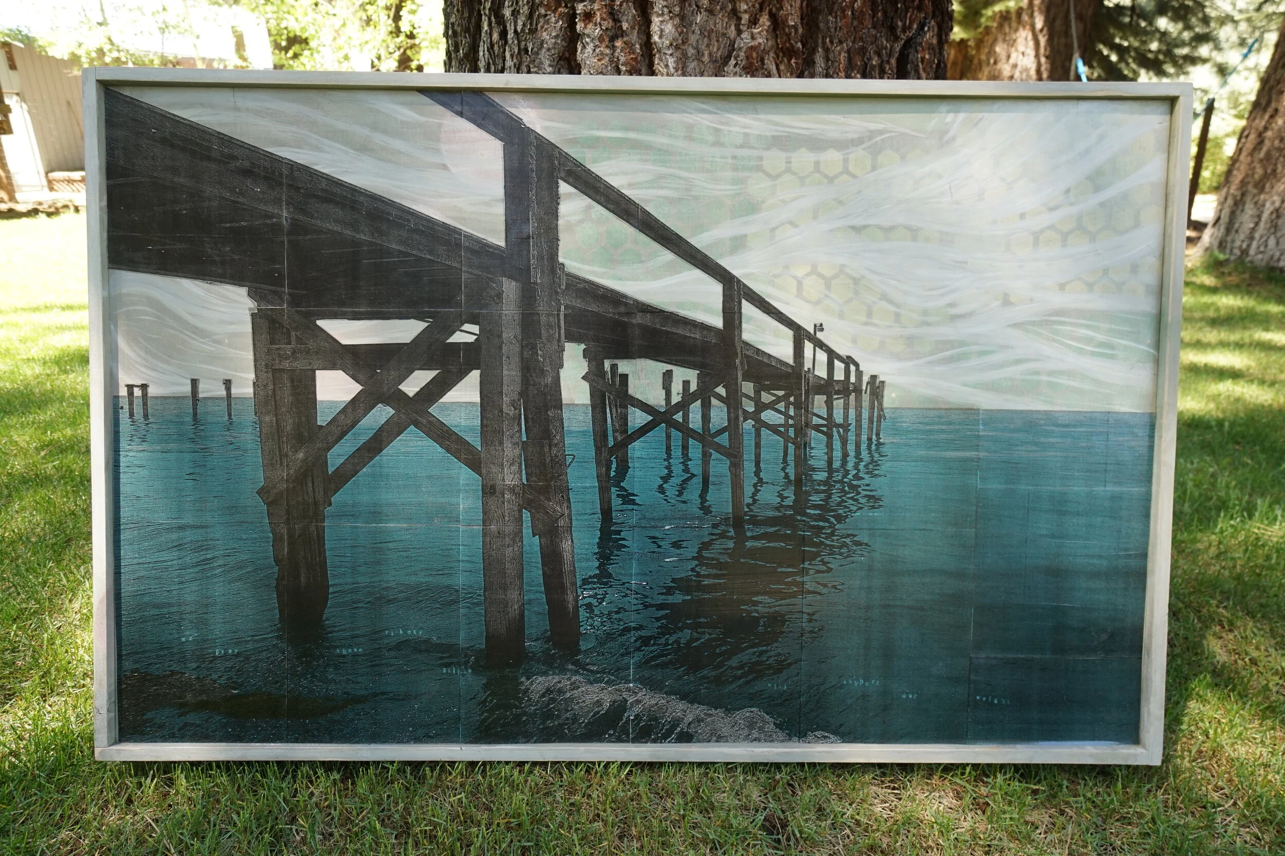 Skeleton Sticks  48x30 (SOLD)