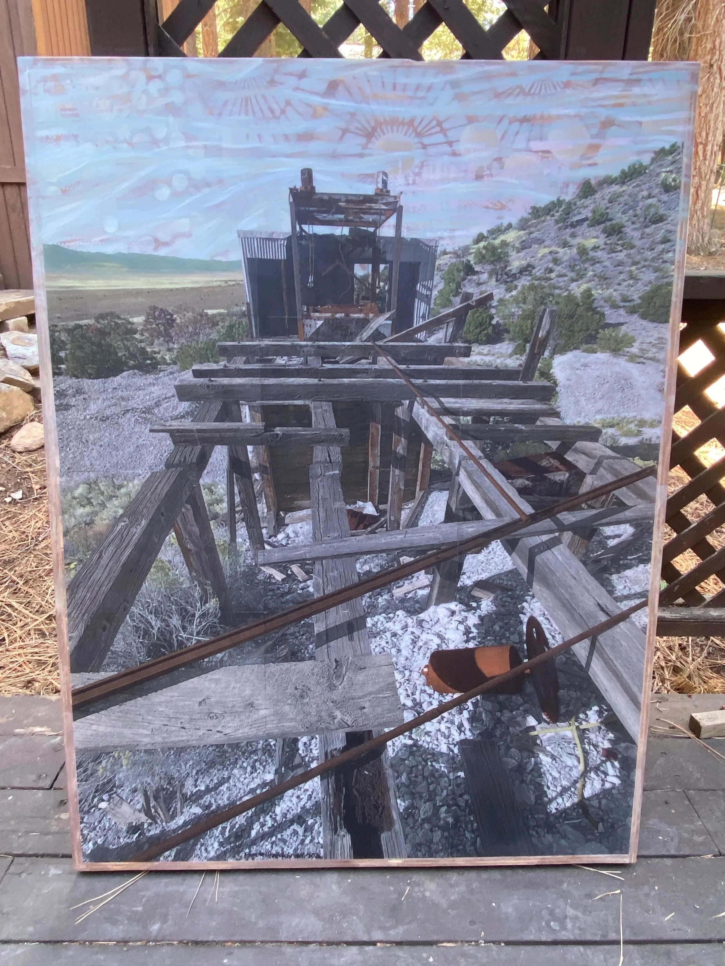 Little Boss Mine Trestle 36x48 (SOLD)