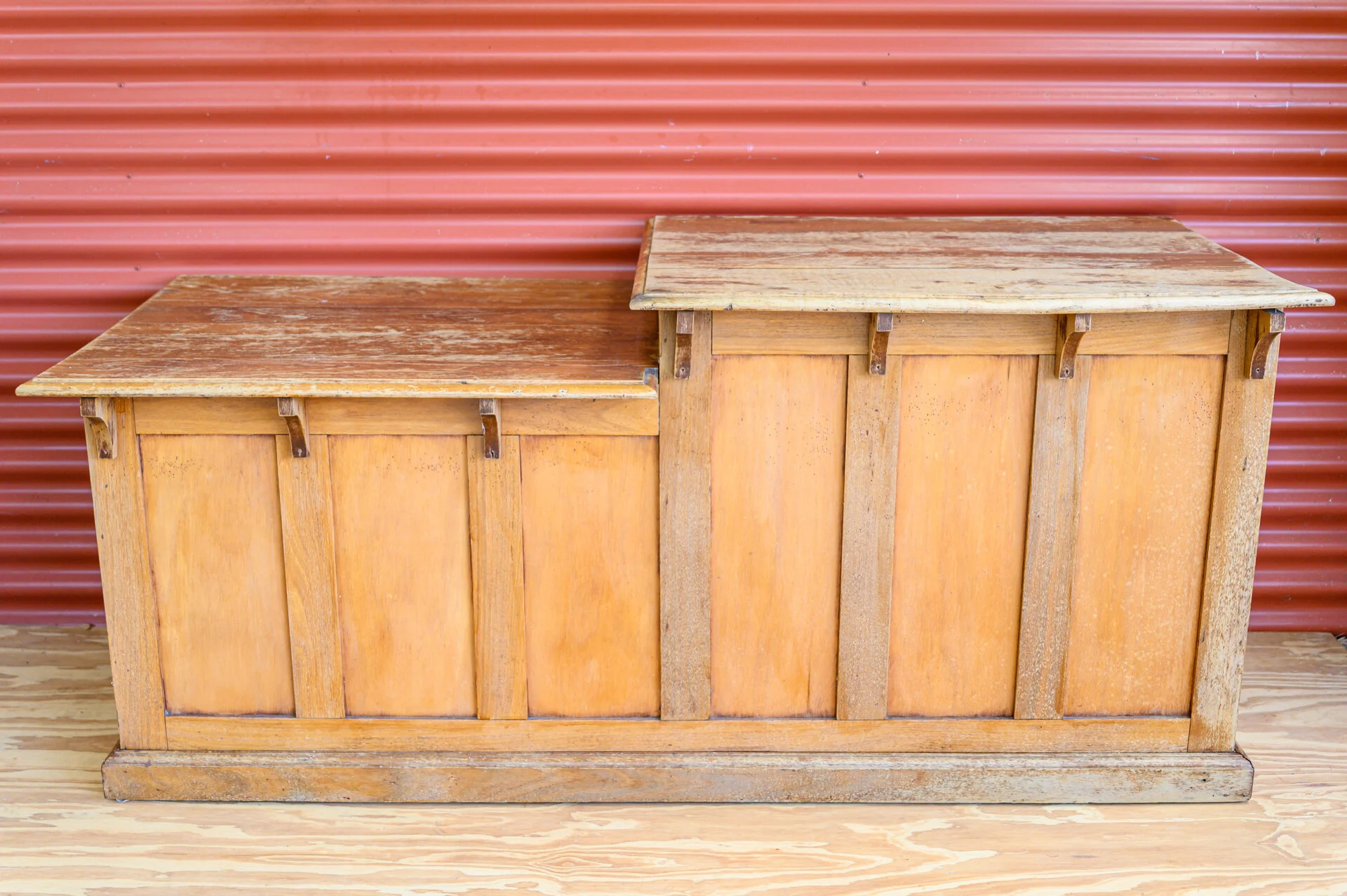 Jarrah Split Level Bar