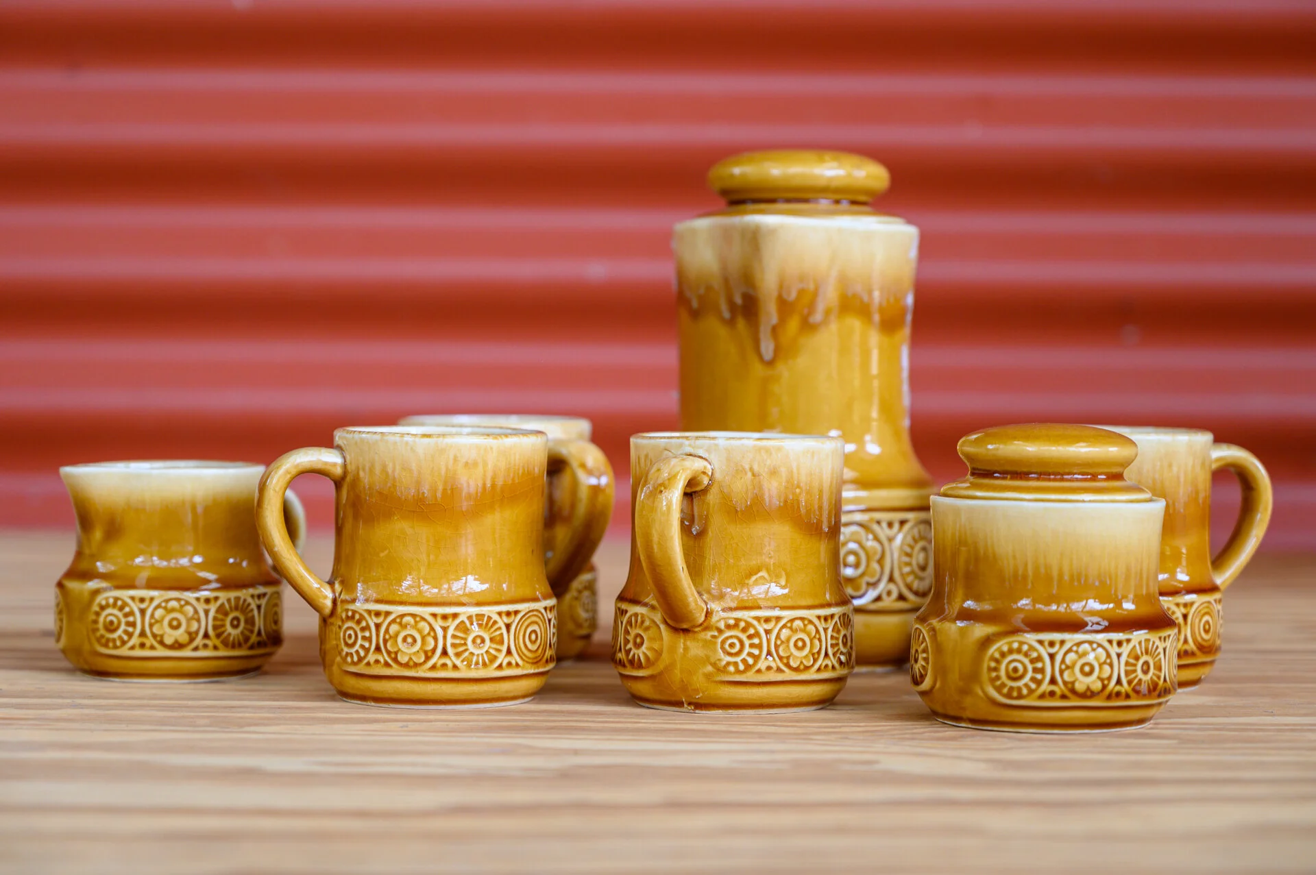 Amber Tea Set