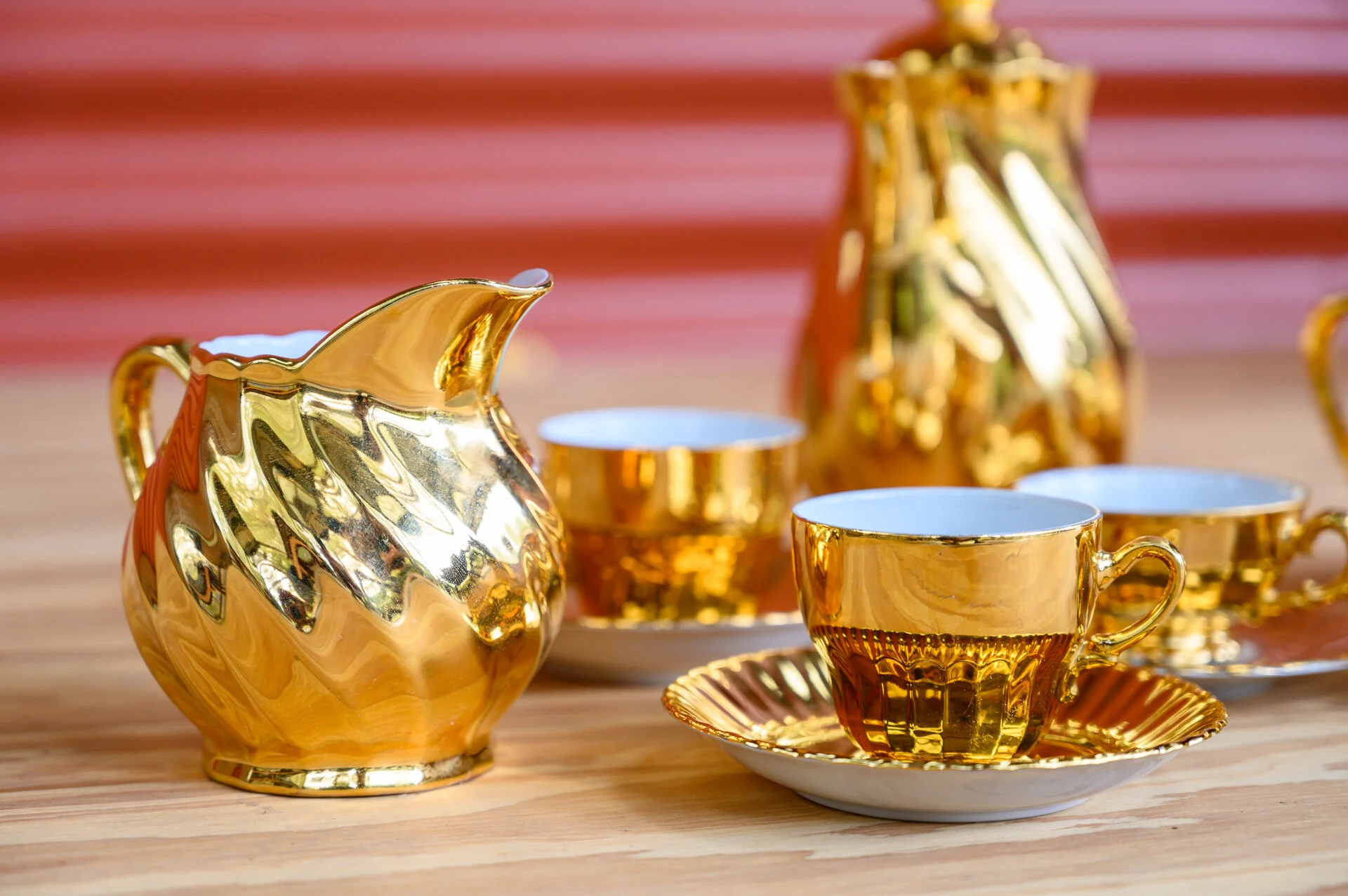 Gold Tea Set