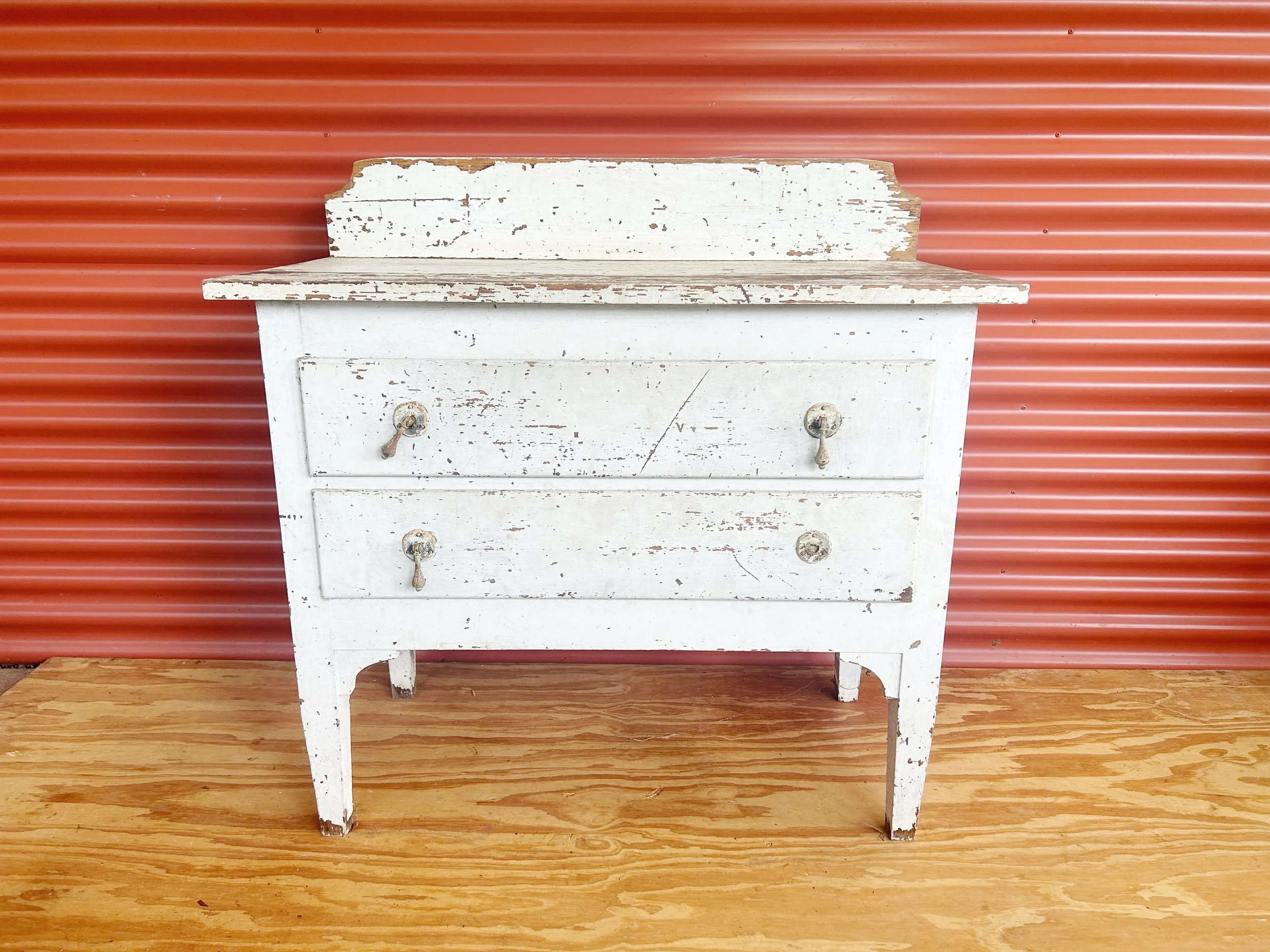 Rustic White Dresser