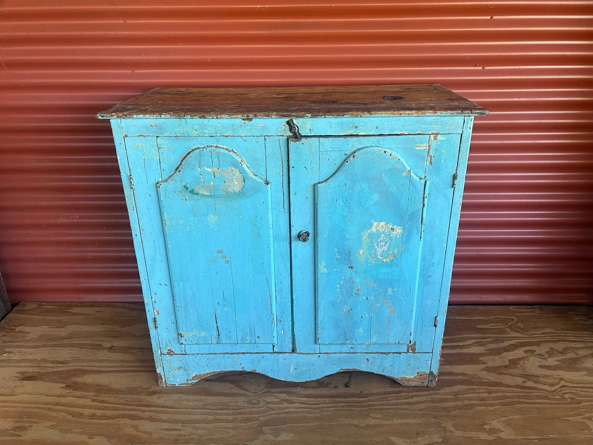 Rustic Blue Sideboard 