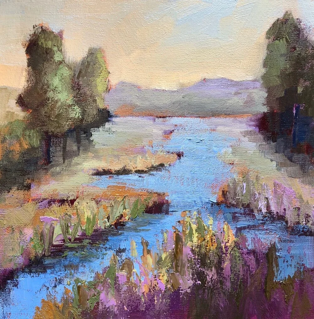 Violet Marsh 12x12