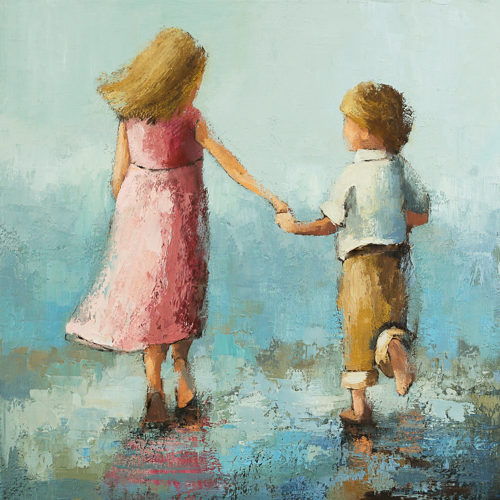 The Pink Dress 20x20