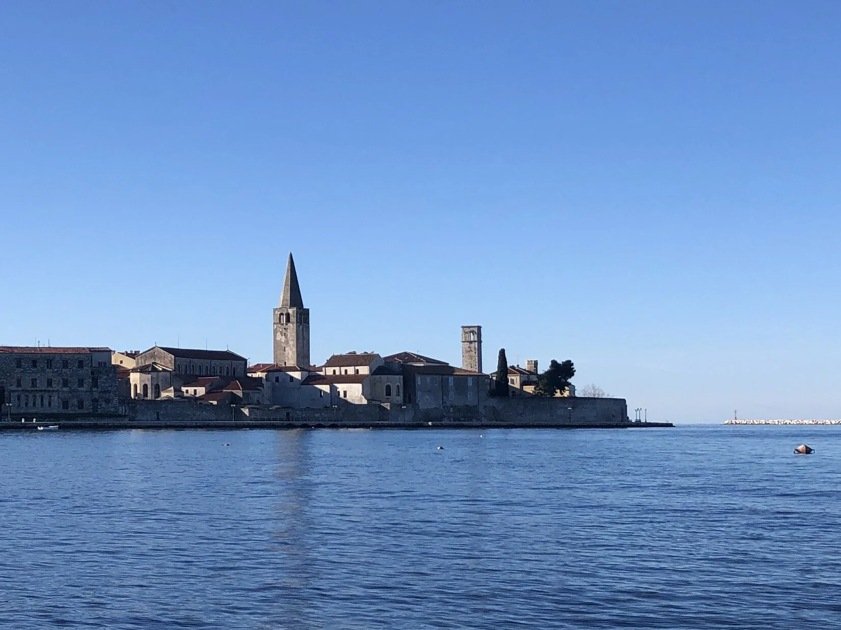 Poreč - Parenzo - the start of the Parenzana Trail
