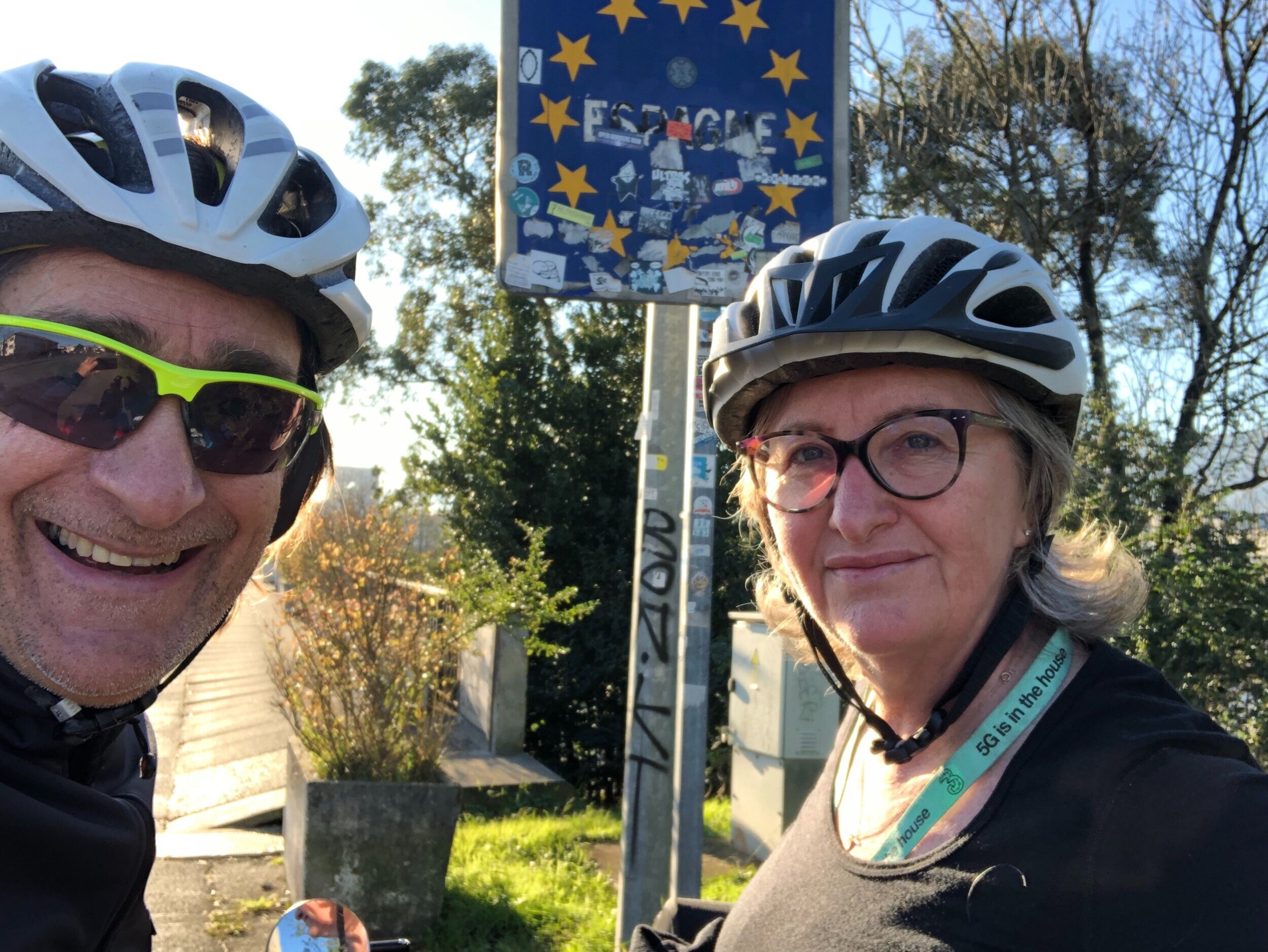 Crossing the border into Spain