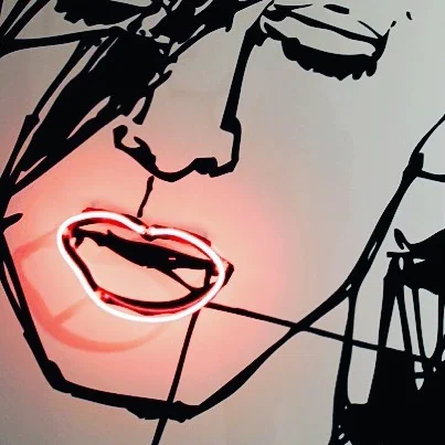 #neonlights and #aluminum #enamelled #mariebcros