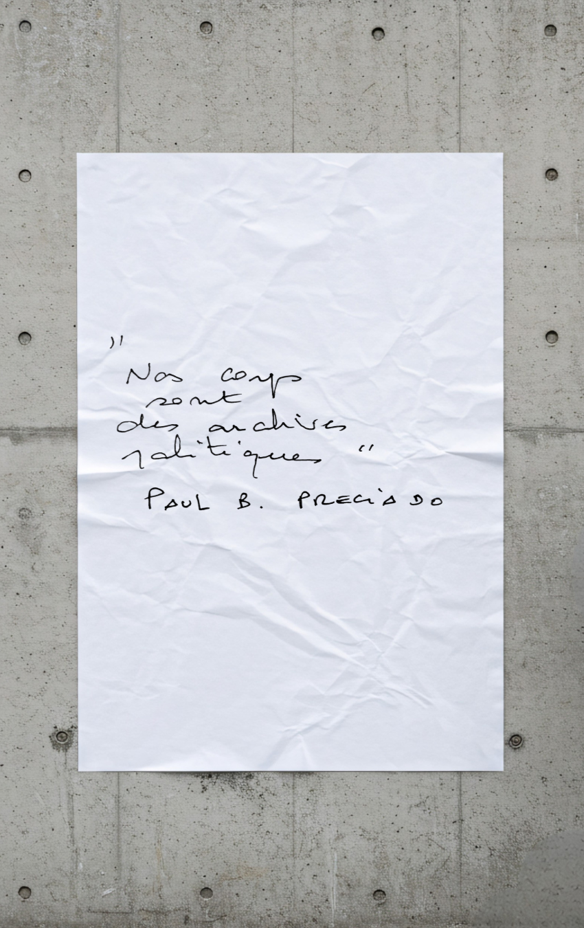 NOS CORPS SONT DES ARCHIVES POLITIQUES