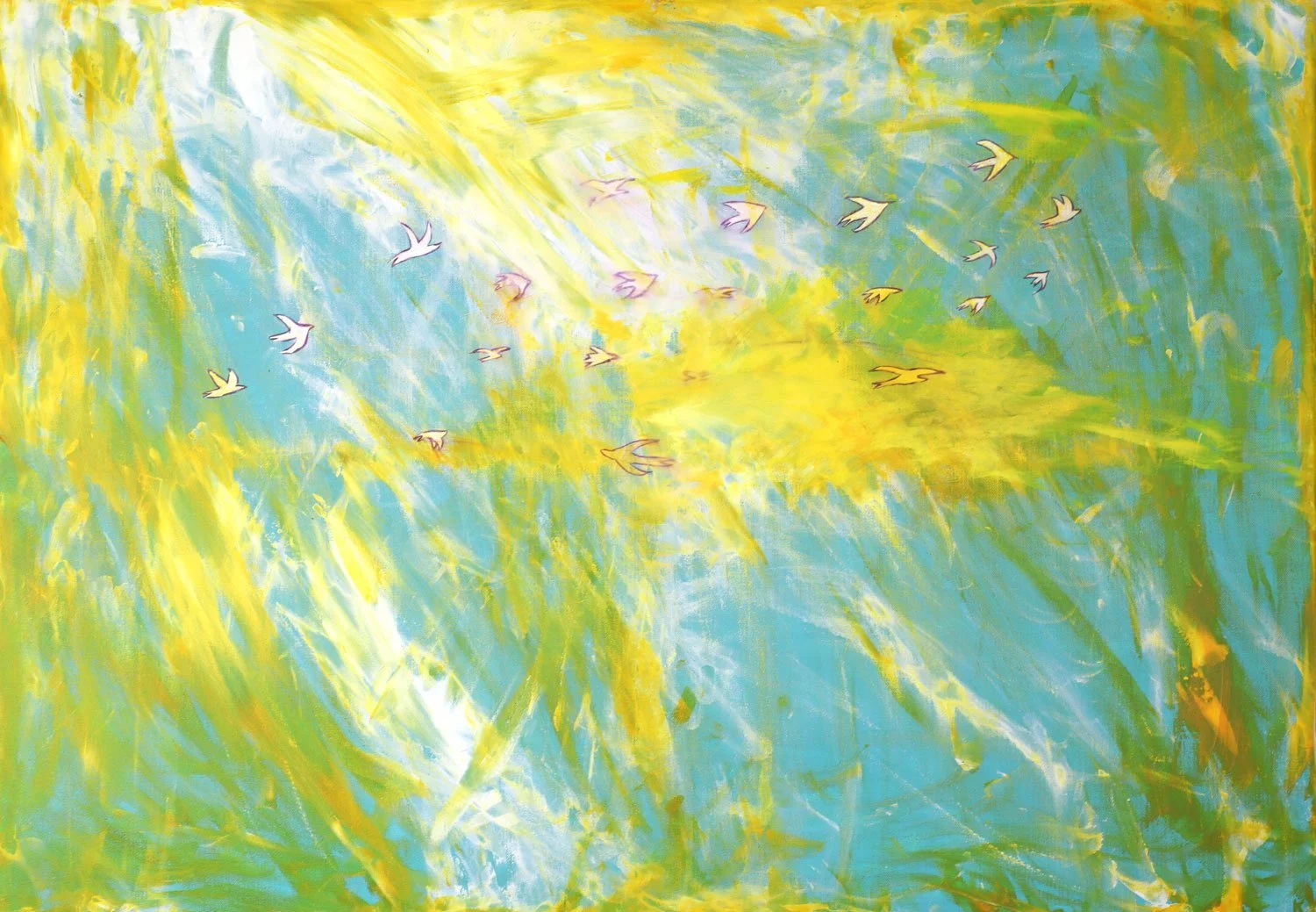 Sonne im Blick, 70 x 100cm