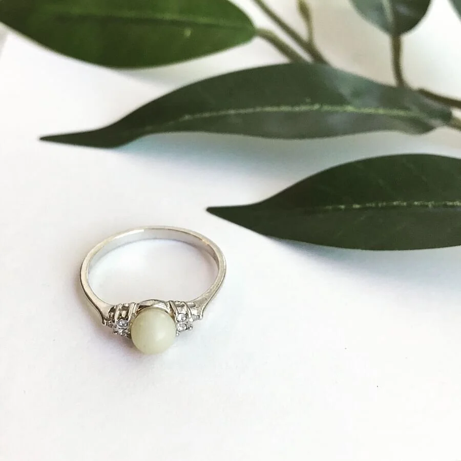 Vintage Elegant Cocktail Ring