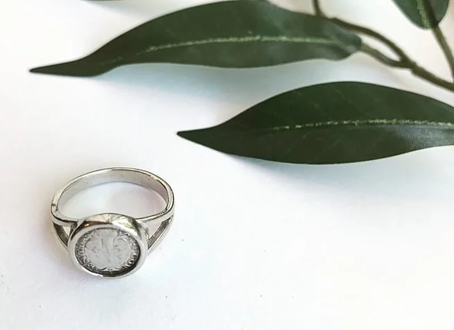 Vintage Silver Fleur-de-lis Ring